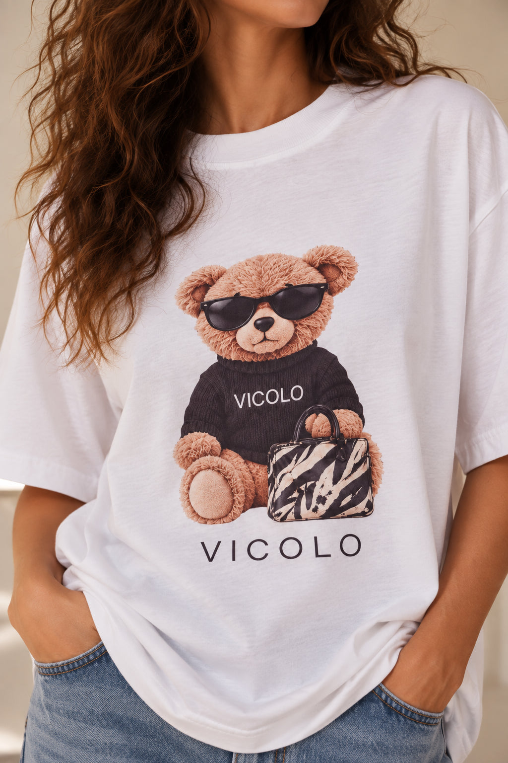 T-Shirt Oversize Teddy - VICOLO