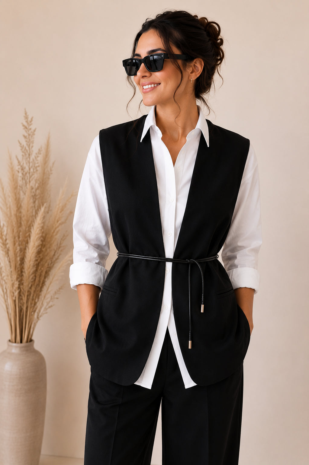 Gilet con cintura - LE SARTE DEL SOLE