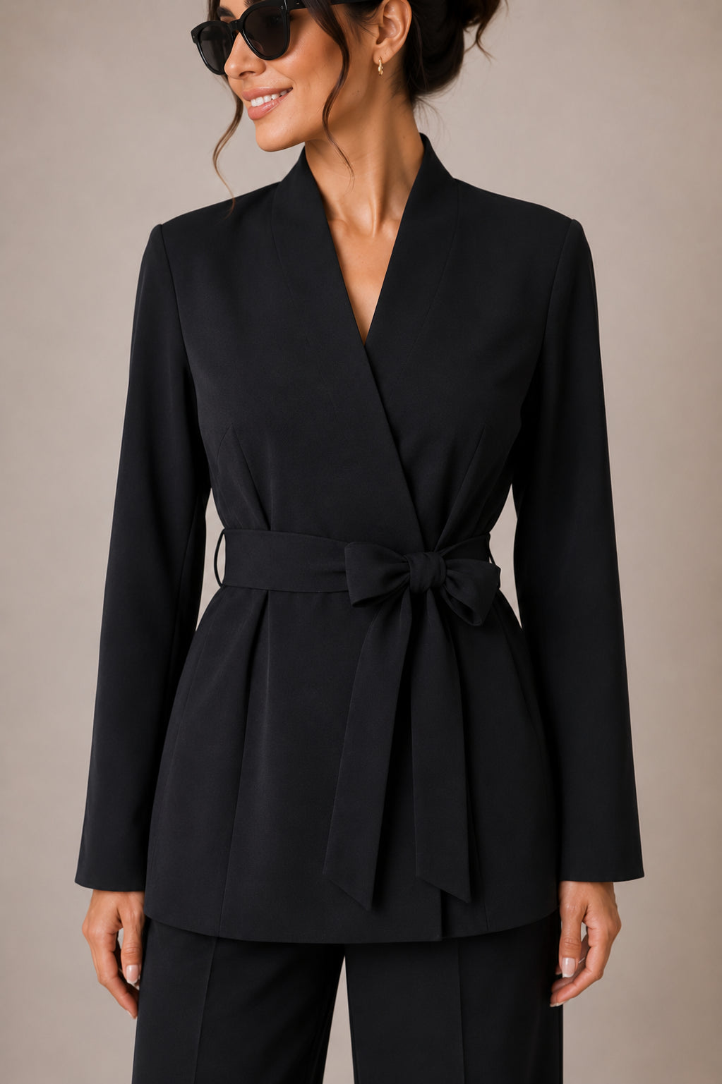 Blazer in cadì fluido - Sandro Ferrone