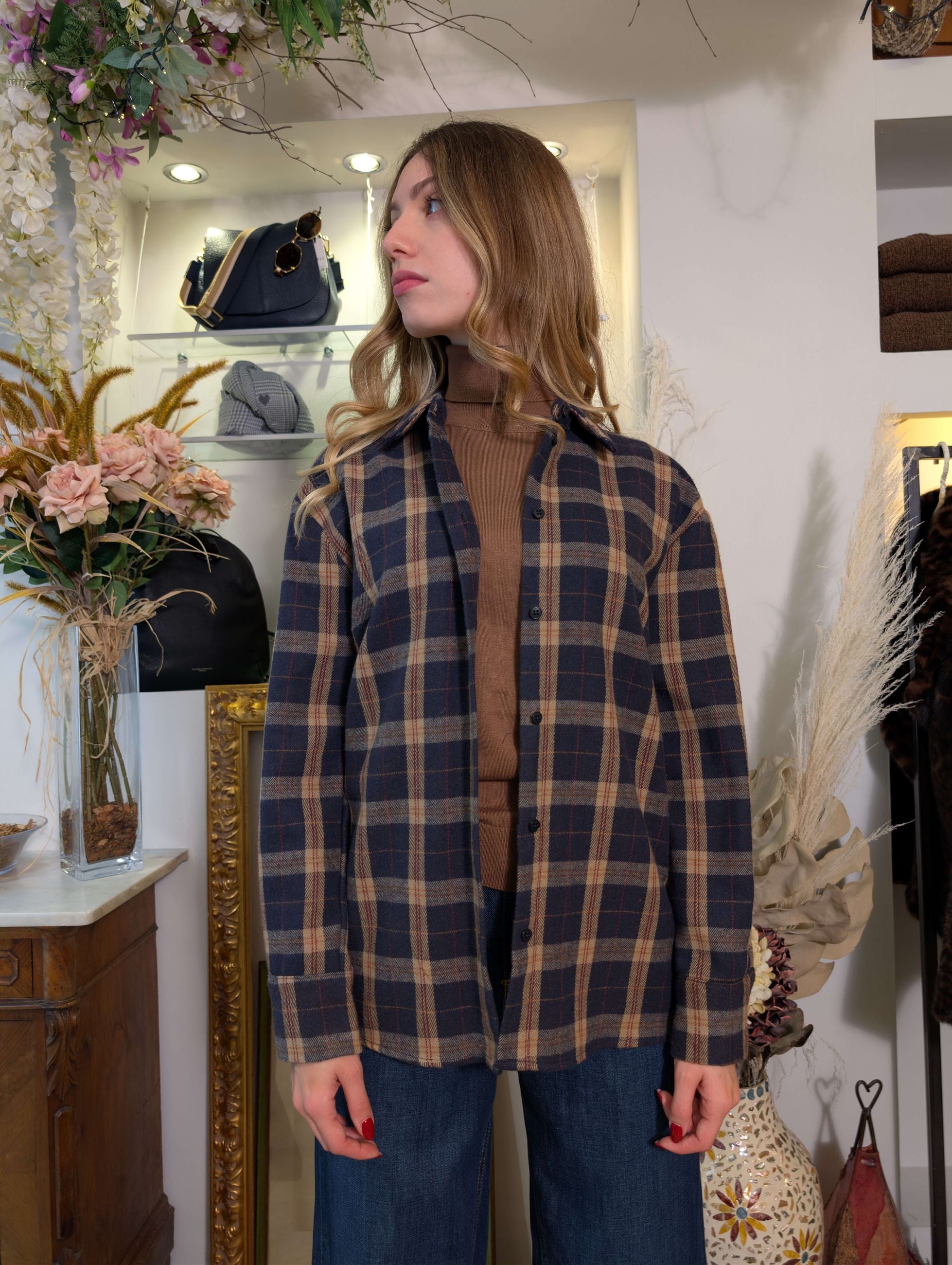 Camicia in flanella a quadri - TENSIONE IN