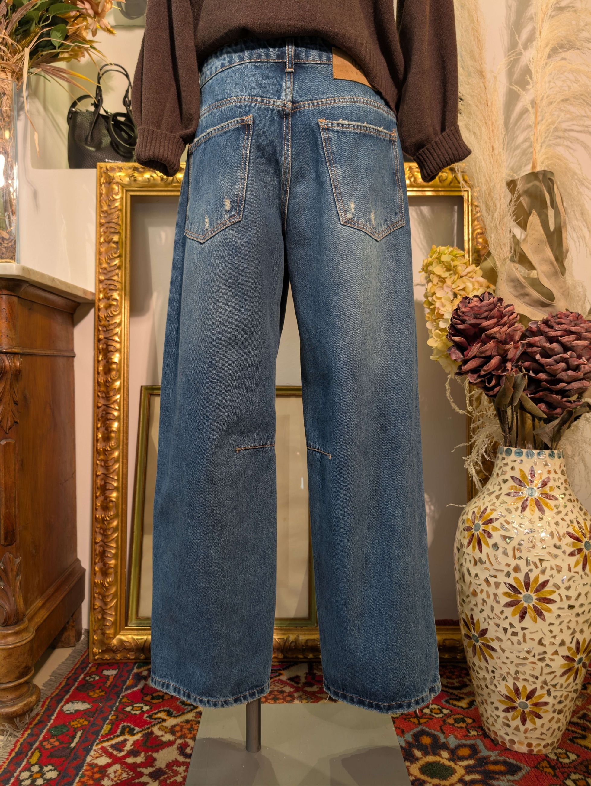 Jeans carrot con pinces al ginocchio - HAVE ONE