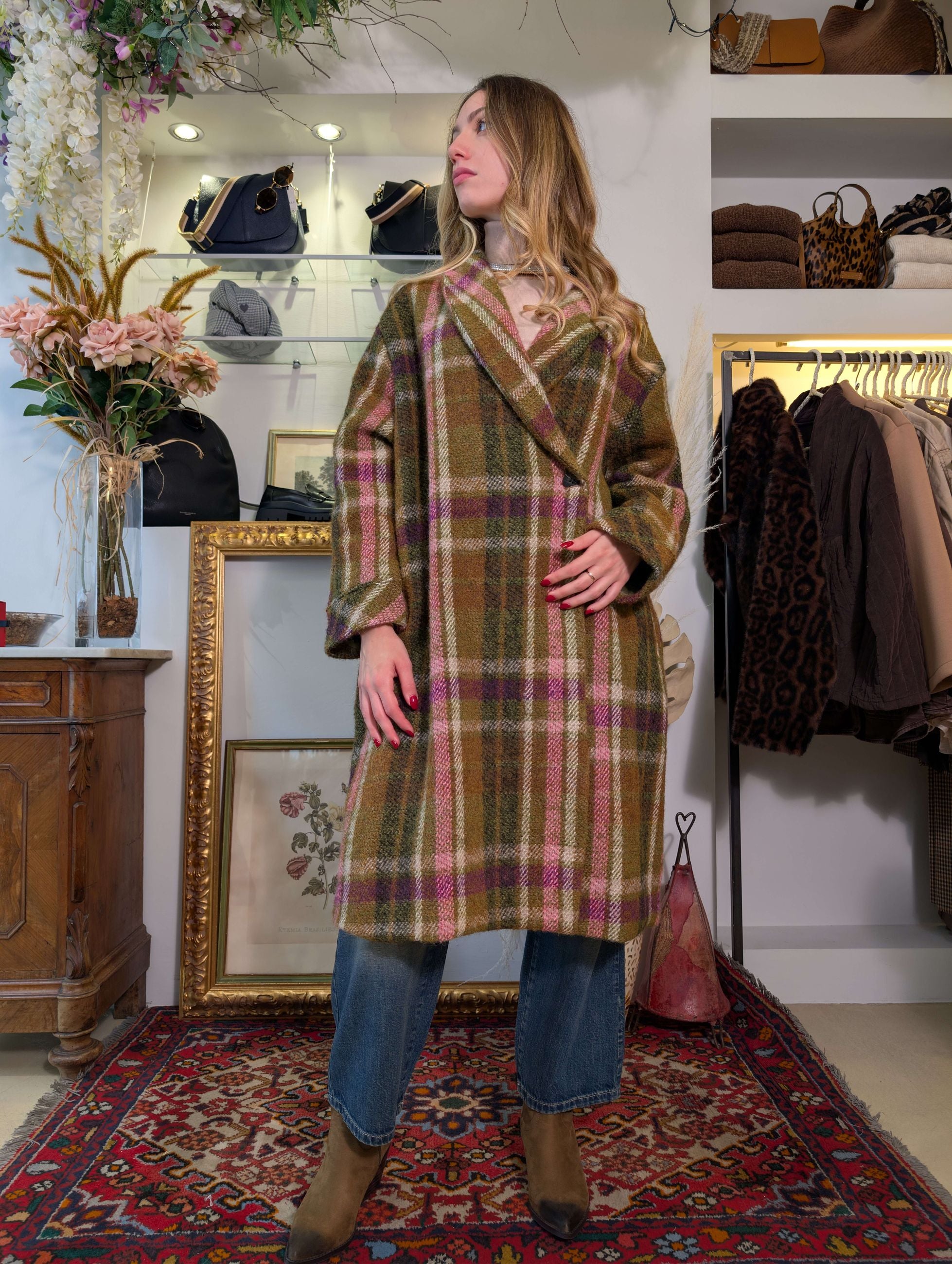 Cappotto “Highland Dream” in shetland fantasia – SHE_FLORENCE_LAB