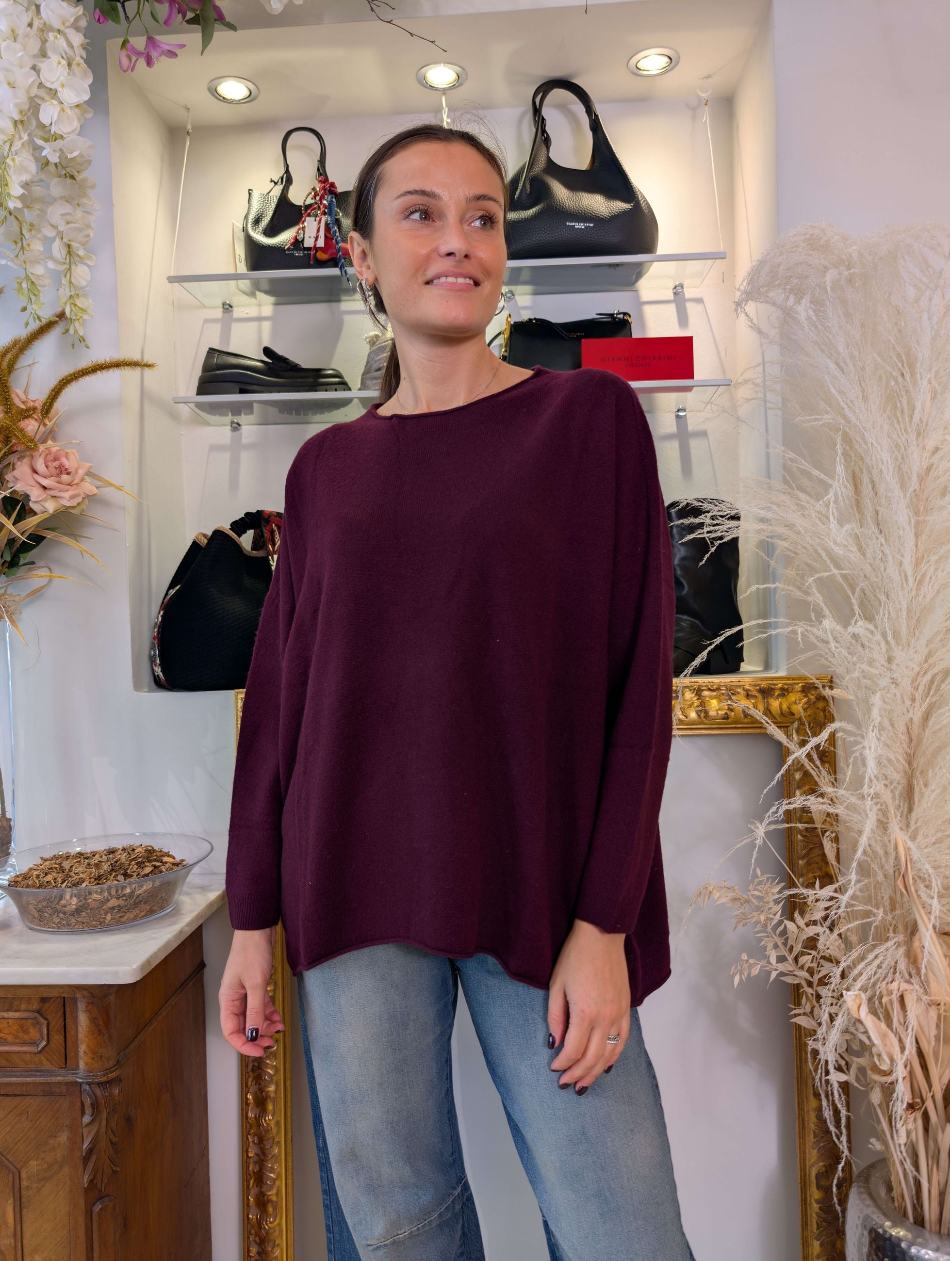 Maglia oversize in cachemire blend - SHE_FLORENCE_LAB