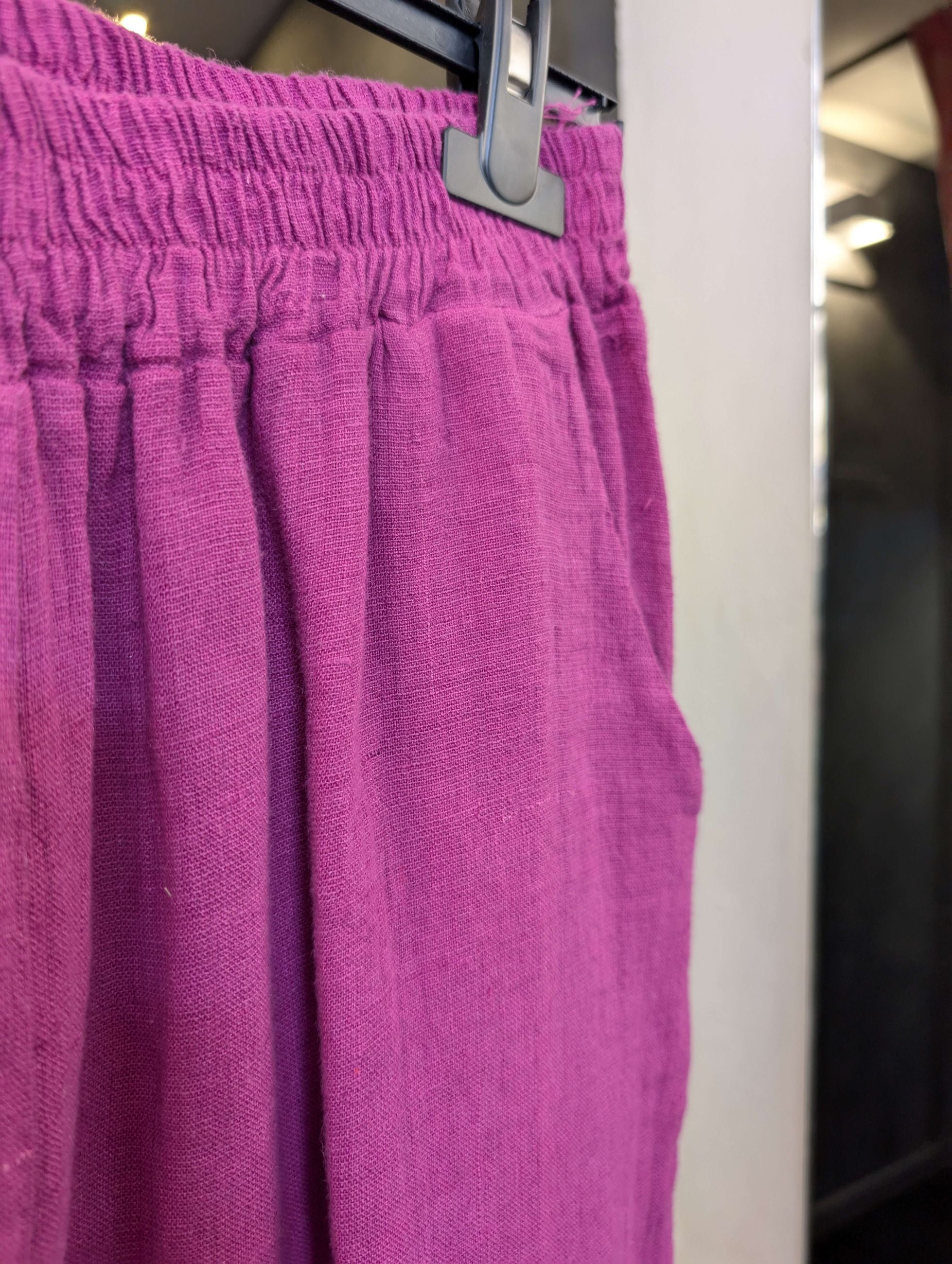 Pantalone Ampio in puro Lino -
