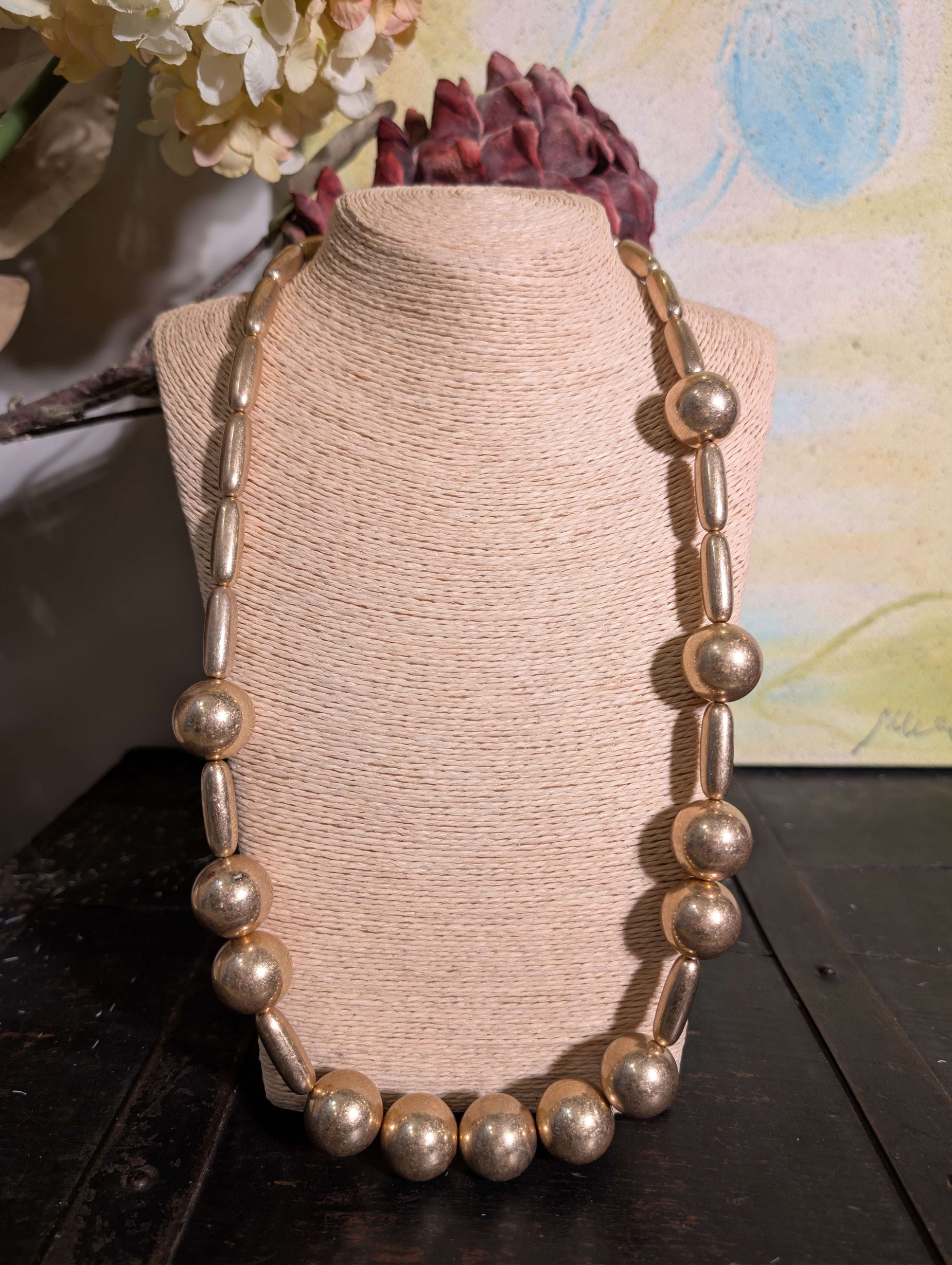 Collana multisfere satinata - Sandro Ferrone