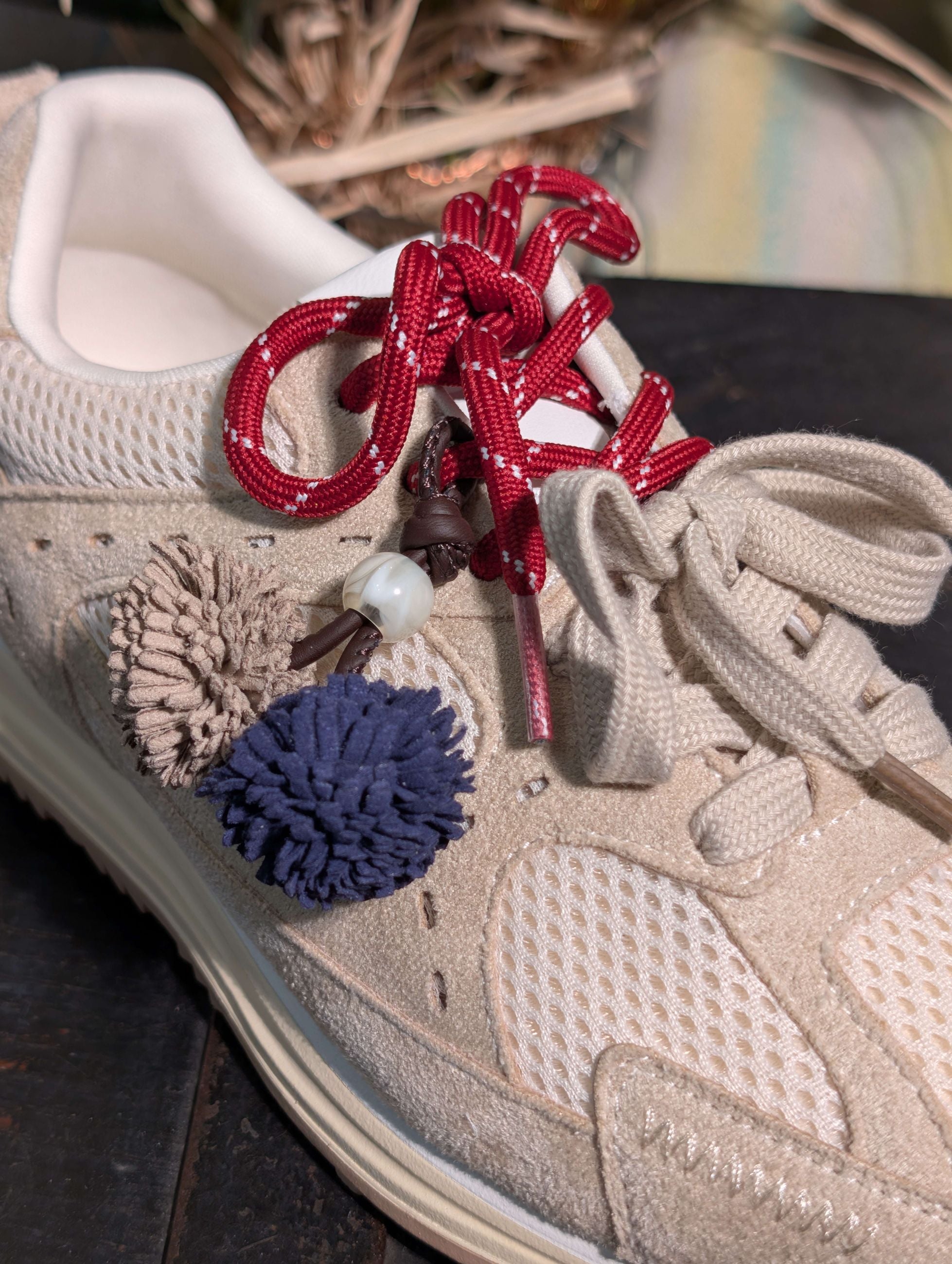 Snakers in tessuto tecnico con dettagli in suede - GOLD & GOLD