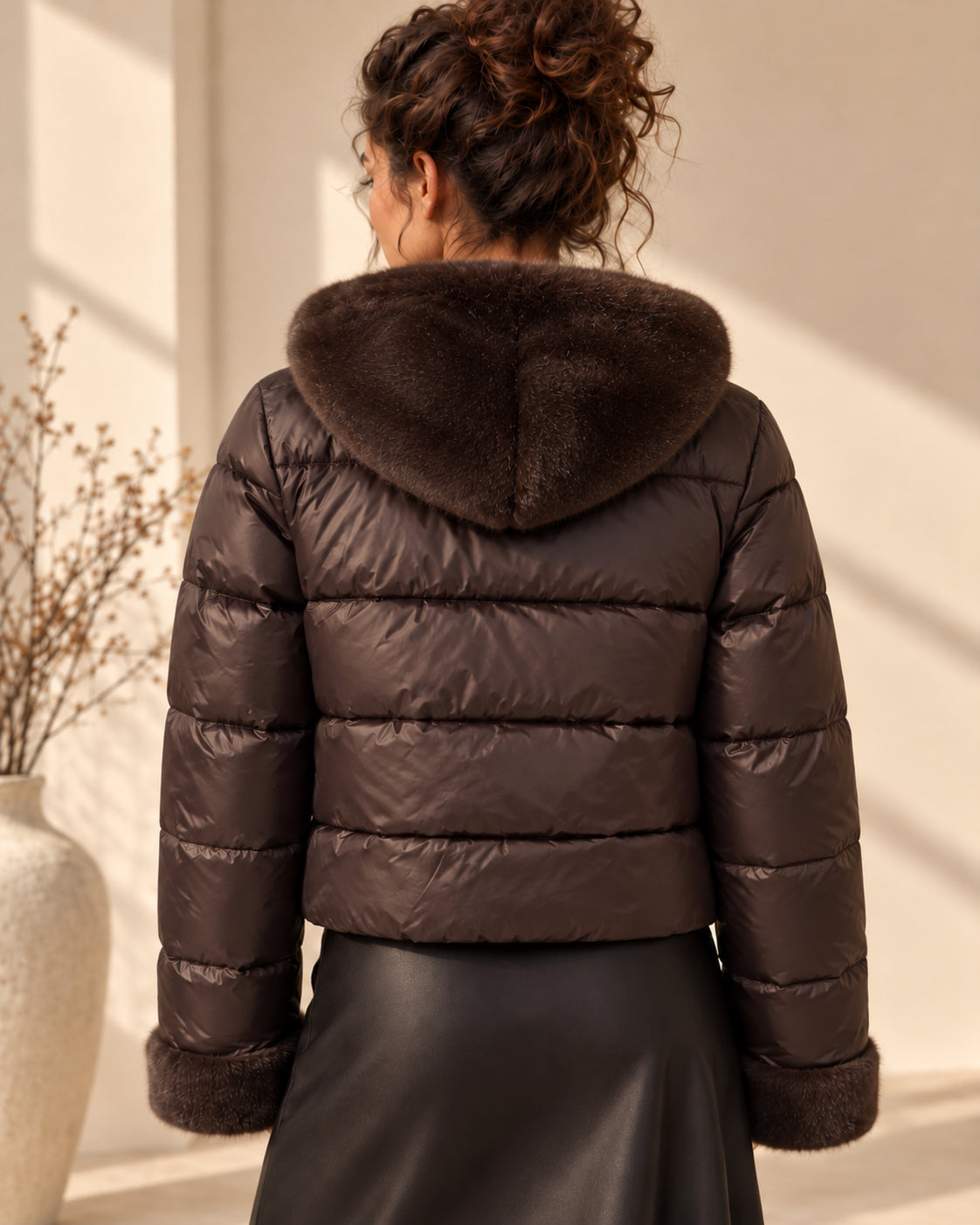 Bomber MARKUP in Faux Fur e Piumino Animal Free - MARKUP DONNA