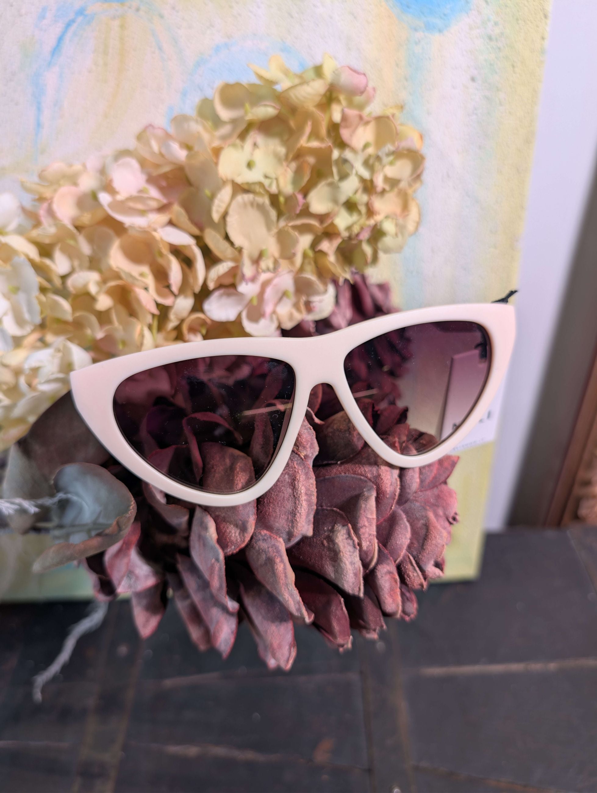 OCCHIALI  SISSI CAT-EYE CREMA - NALI'