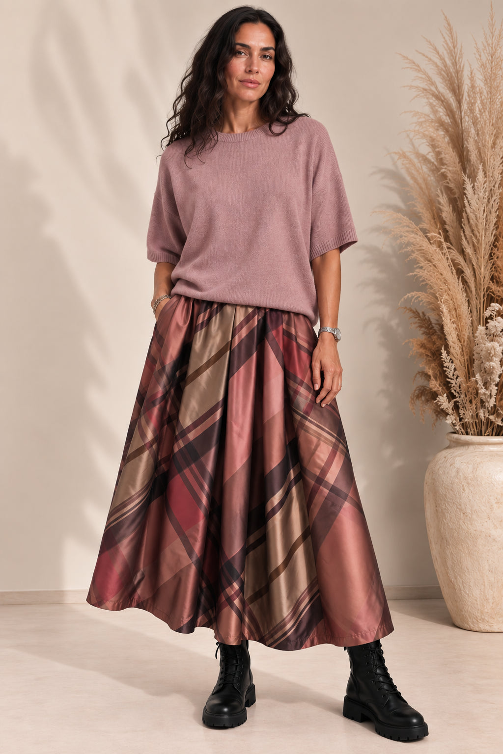 Maglia Cashmere Over Fit Tinto Capo - DIXIE