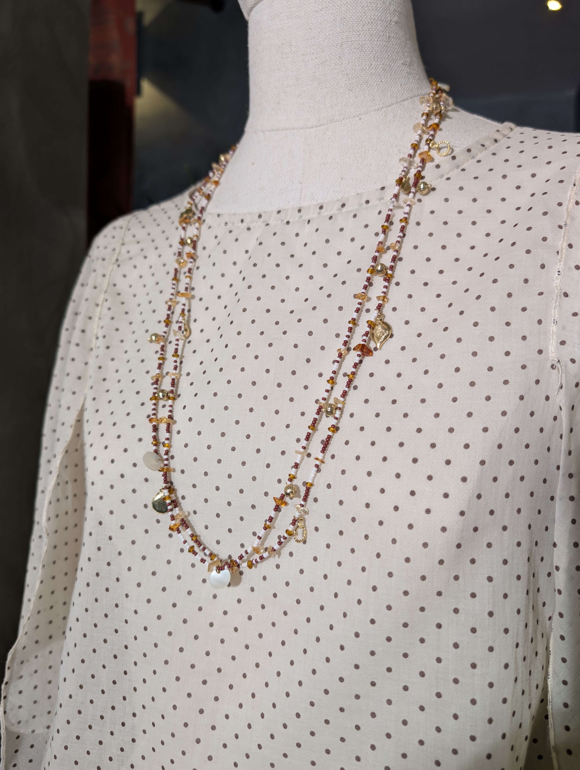 Blusa in voile di lyocell a micropois. - SHE_FLORENCE_LAB