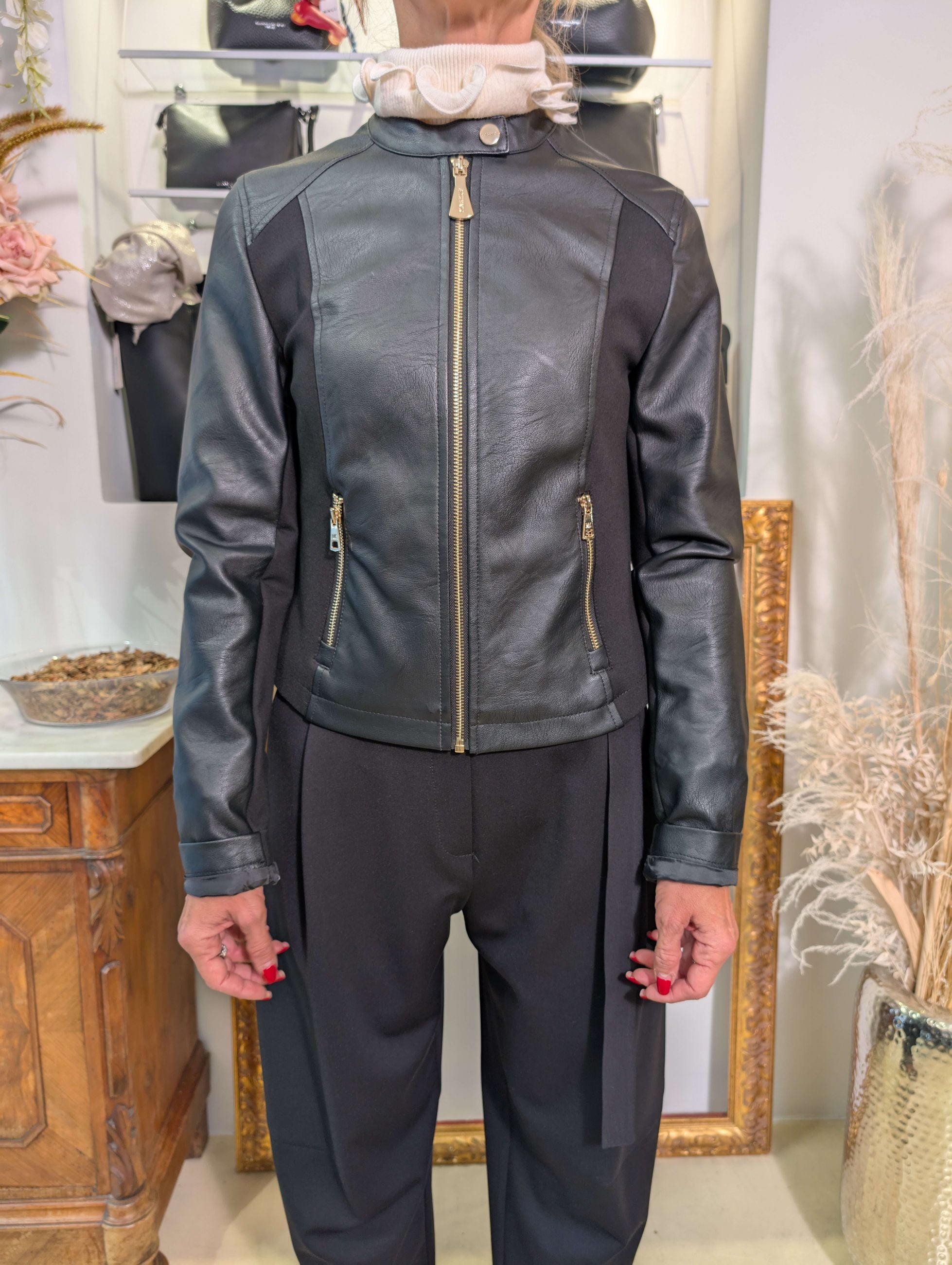 Biker ecopelle - MARKUP DONNA