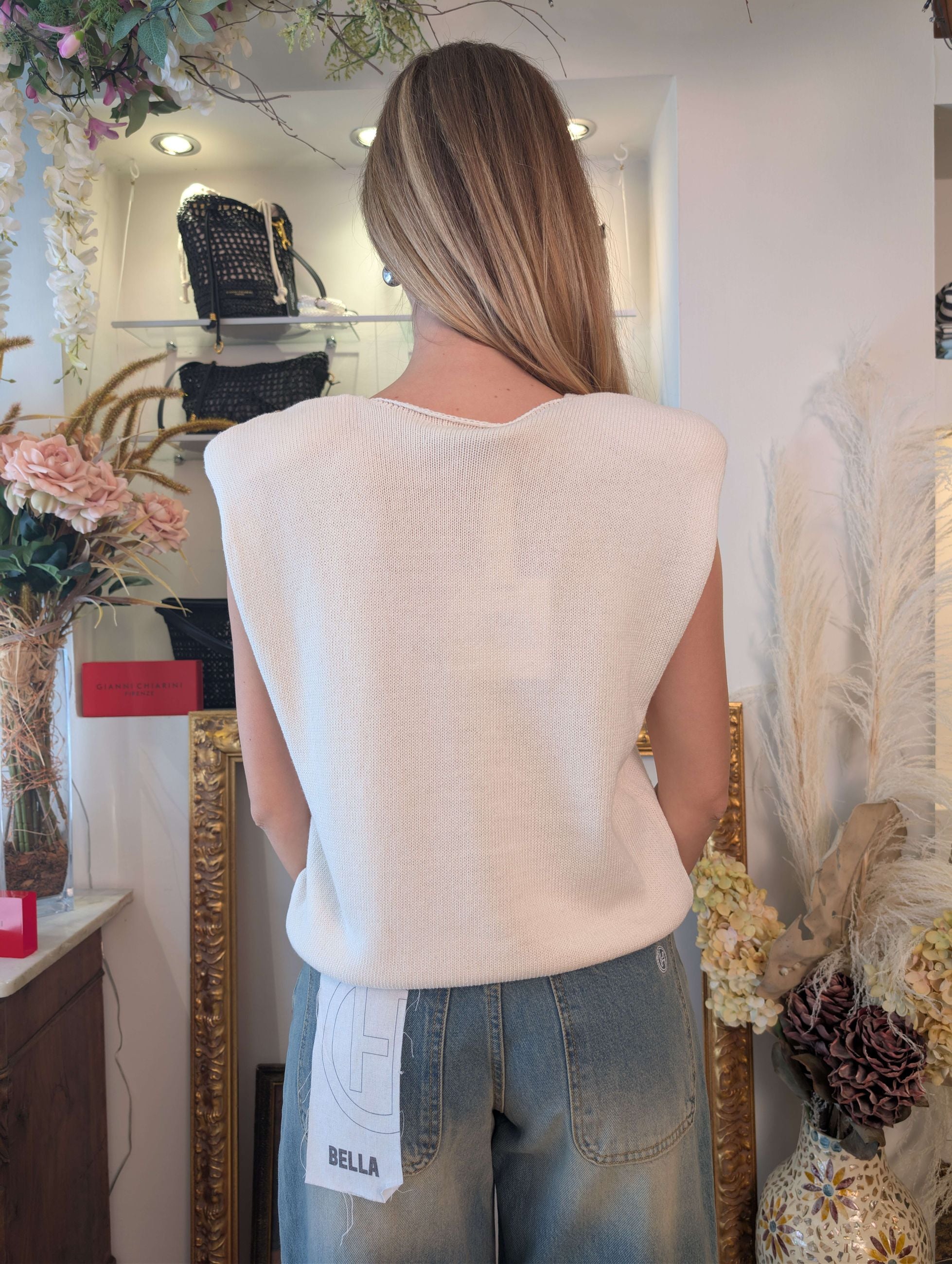 Maglia strass - TENSIONE IN