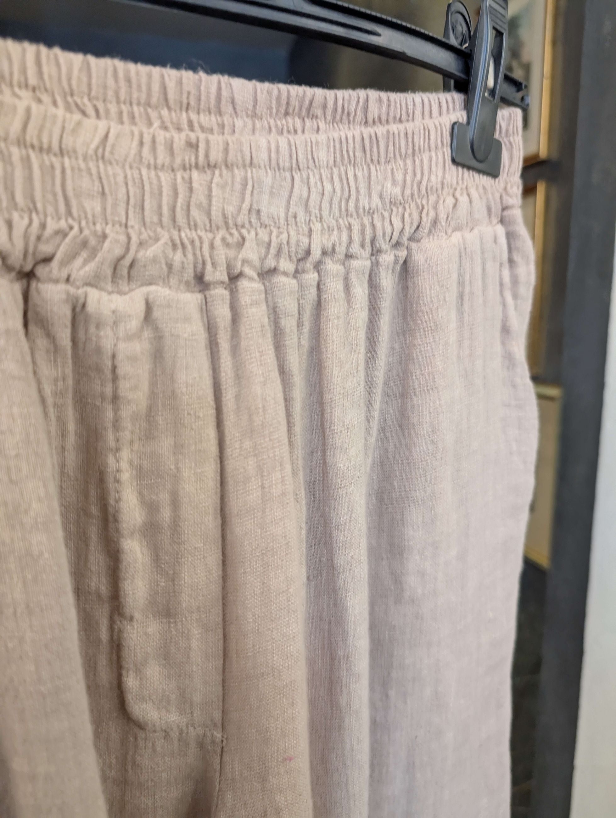 Pantalone Ampio in puro Lino -