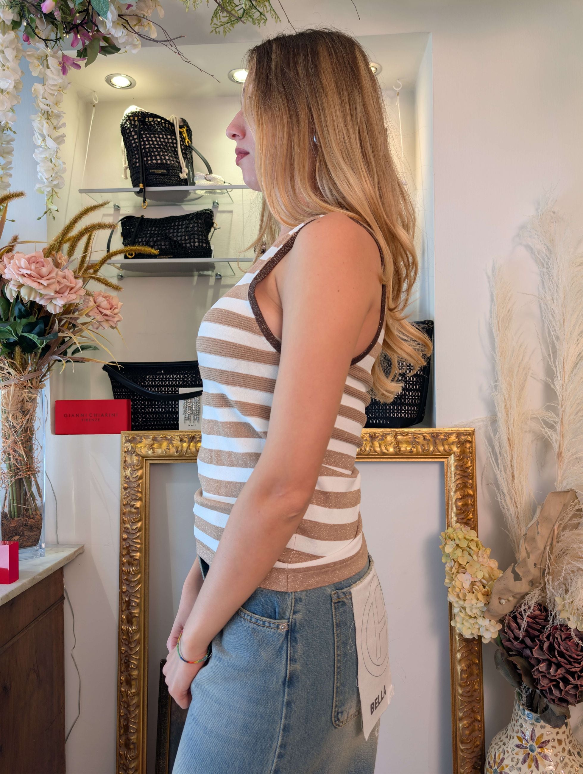 Top Rigato con Lurex - SHE_FLORENCE_LAB