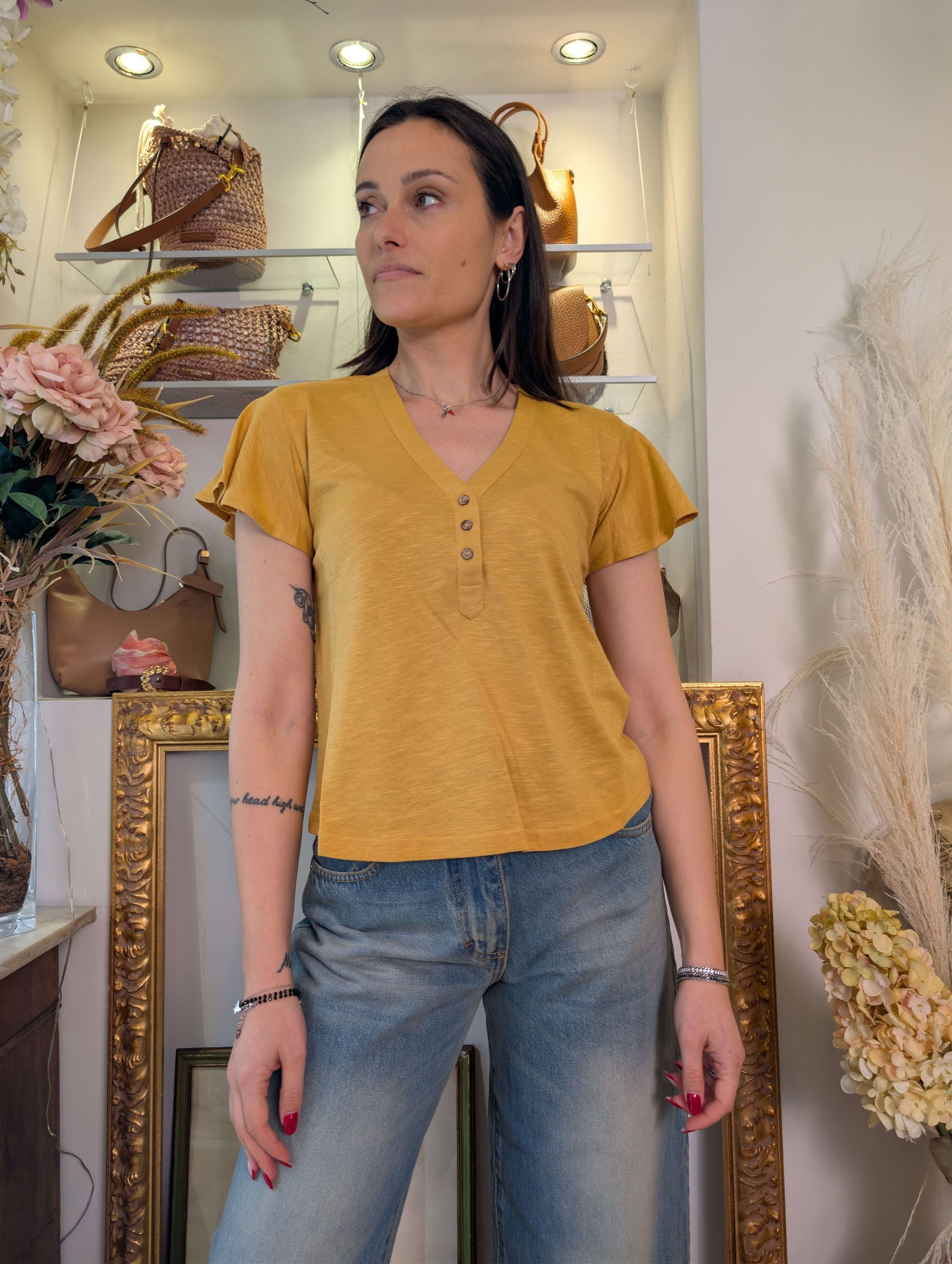 Serafino in cotone fiammato - MARKUP DONNA