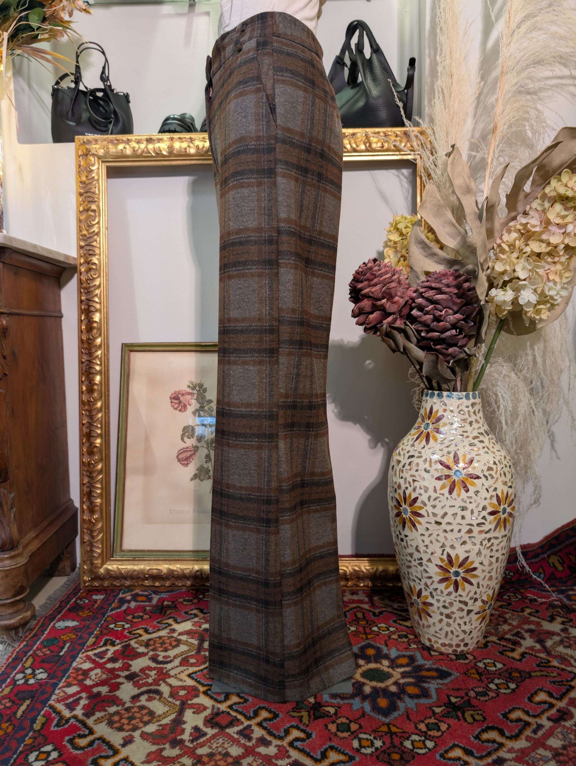 Pantalone palazzo a quadretti - HAVE ONE