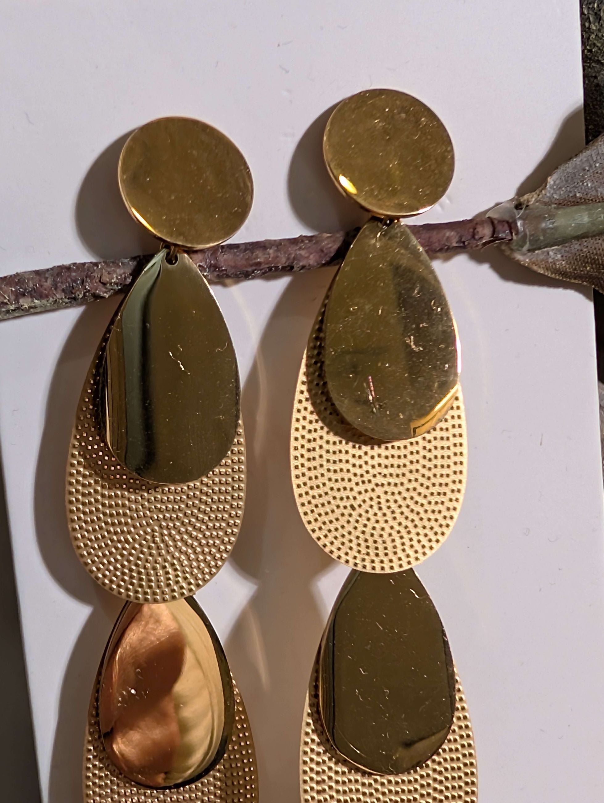 ORECCHINI MULTI GOCCIA PENDENTI ORO - NALI'