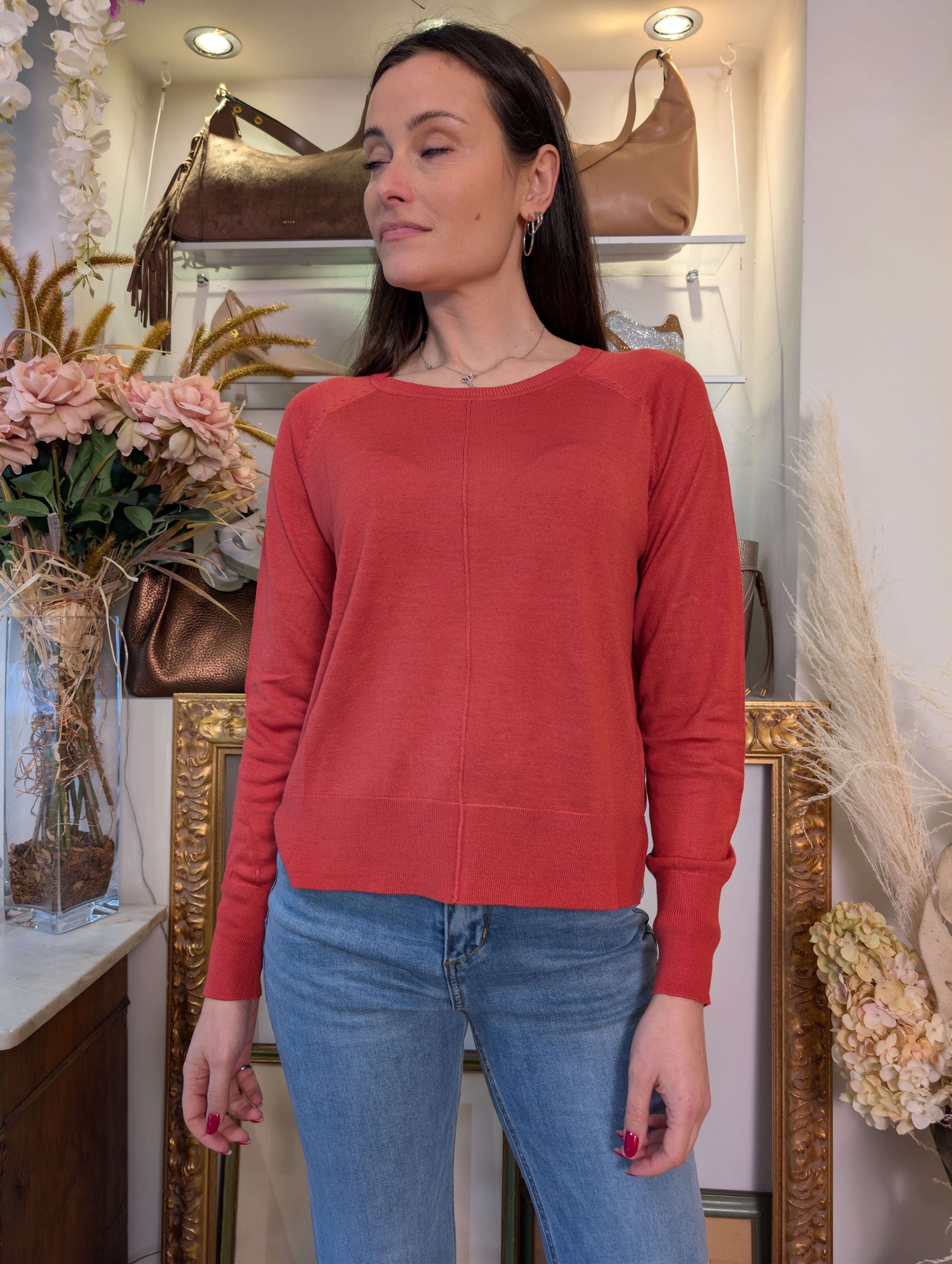 Maglia barchetta finezza 12 in misto viscosa - MARKUP DONNA