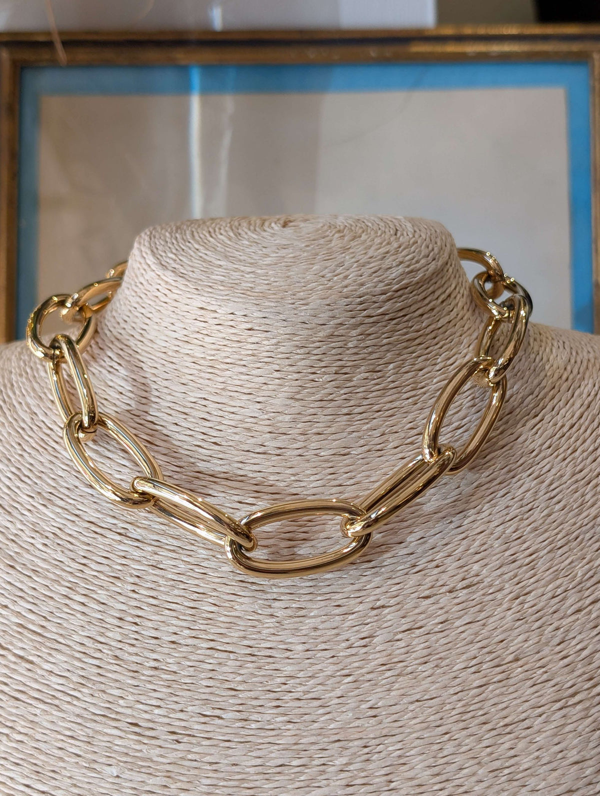 COLLANA ROMI INANELLATA  ACC. INOS ORO - NALI'