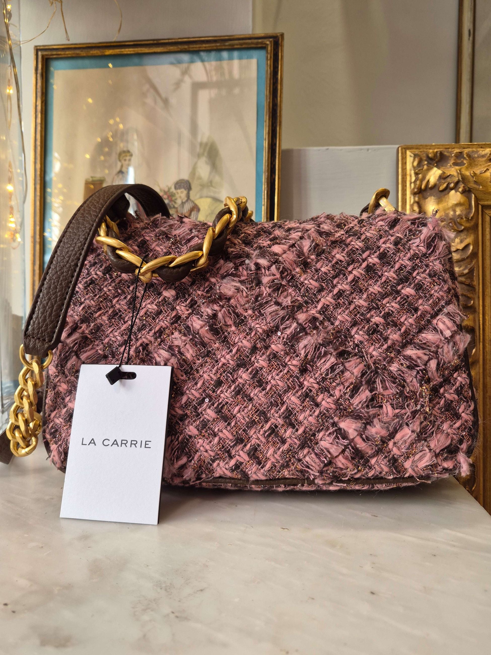 CROSS MED.ISABEL BOUCLE' - La Carrie Bag
