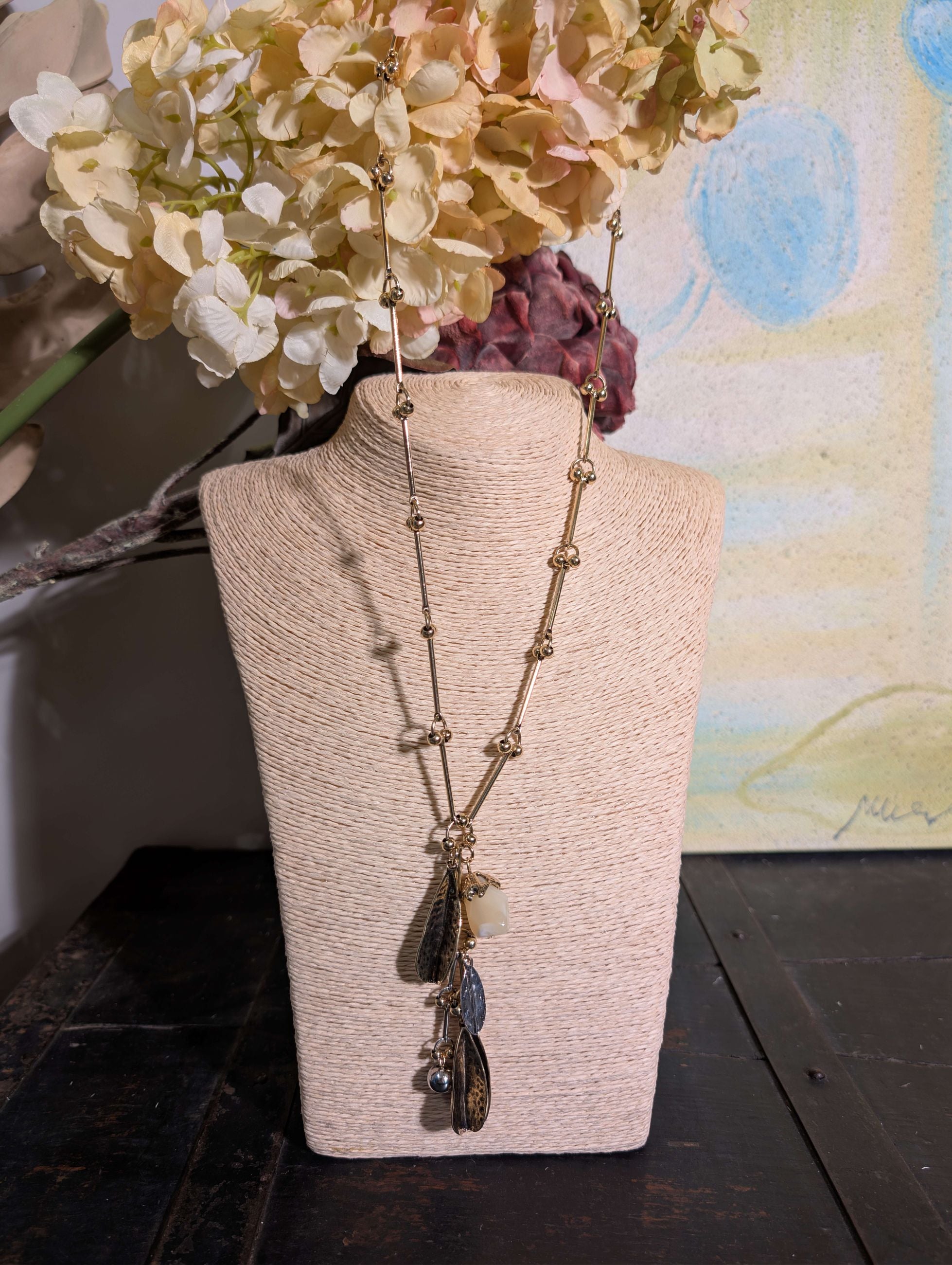 COLLANA BOHO CON CHARMS  ORO\ARGENTO - NALI'