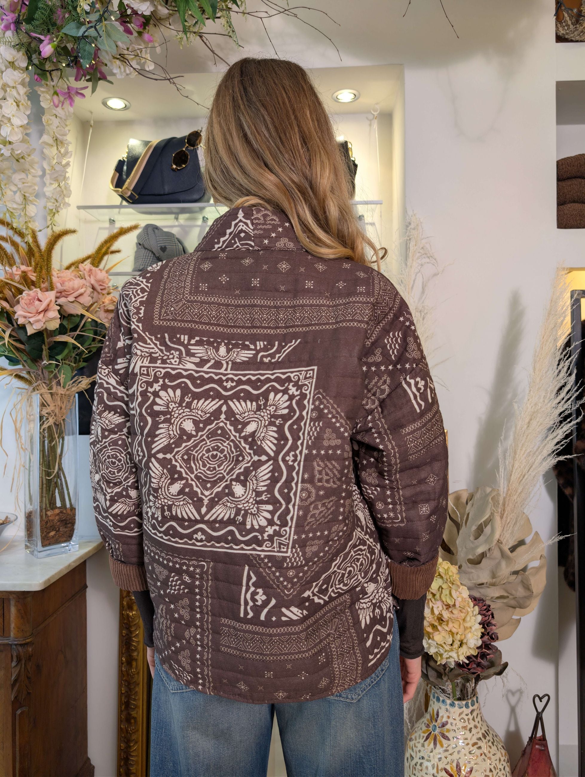 Kimono trapuntato fantasia Mexico - SHE_FLORENCE_LAB