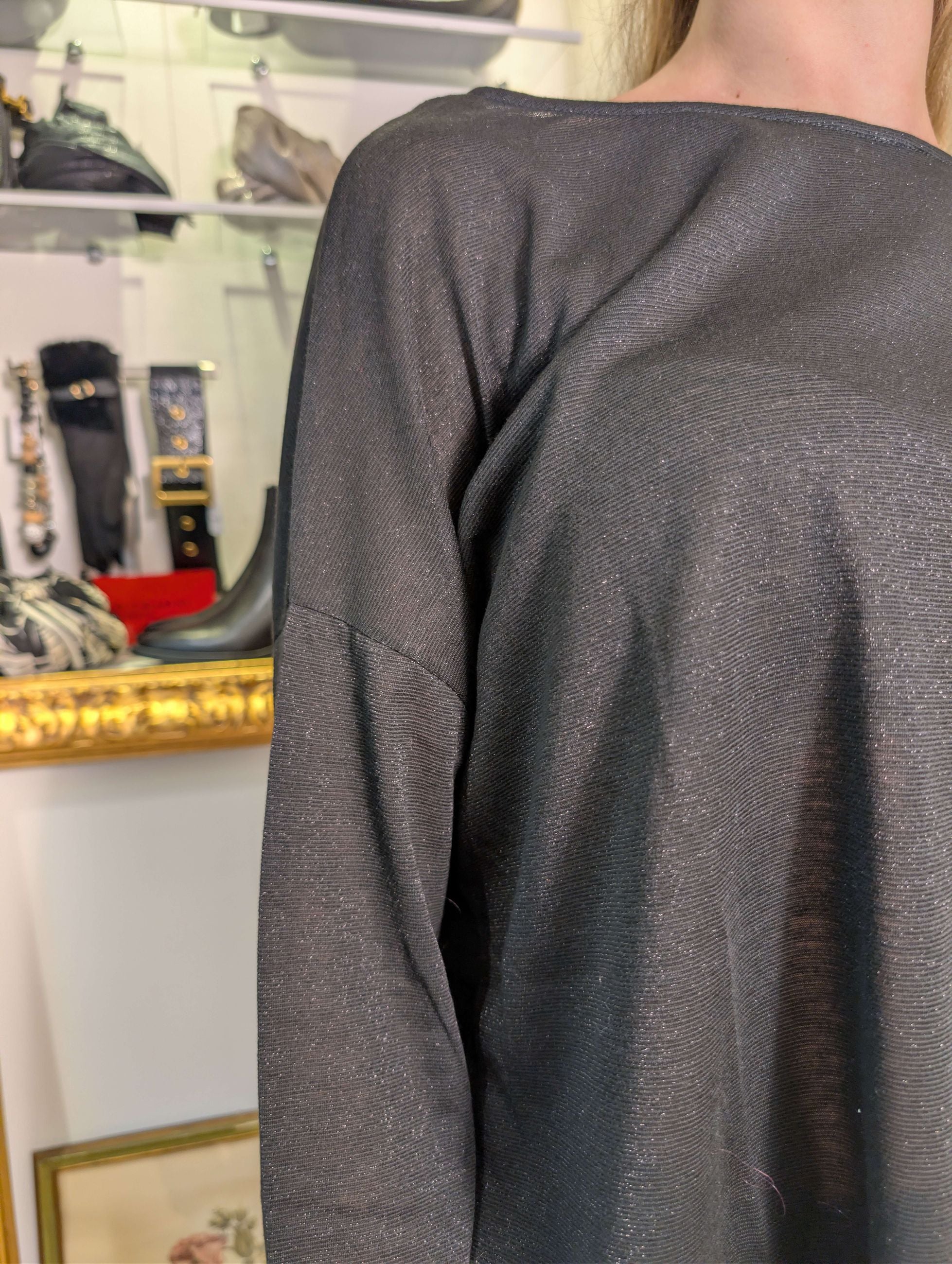 Barchetta oversize in lurex - MARKUP DONNA