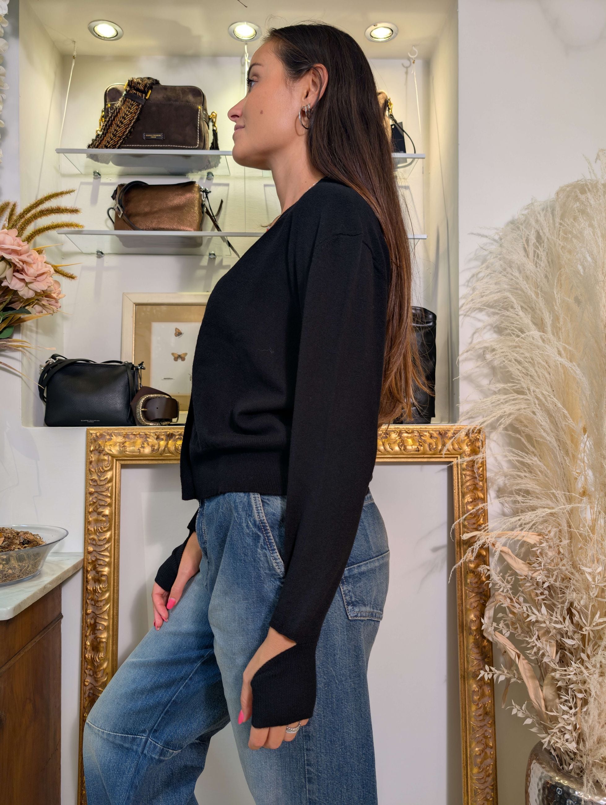 Cardigan in pura lana - .SOLO TRE