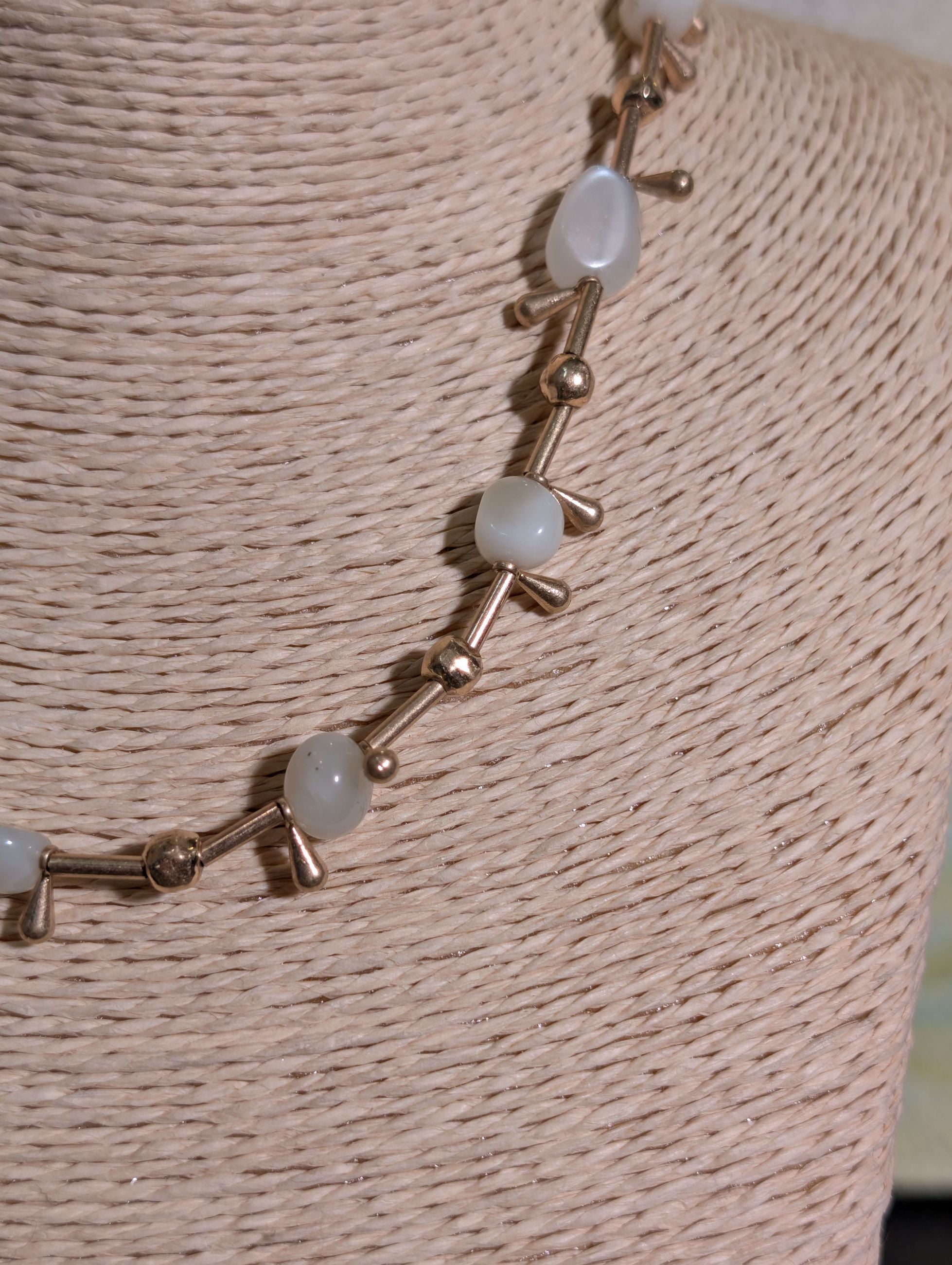 COLLANA ERA CON PIETRE NATURALI ORO - NALI'