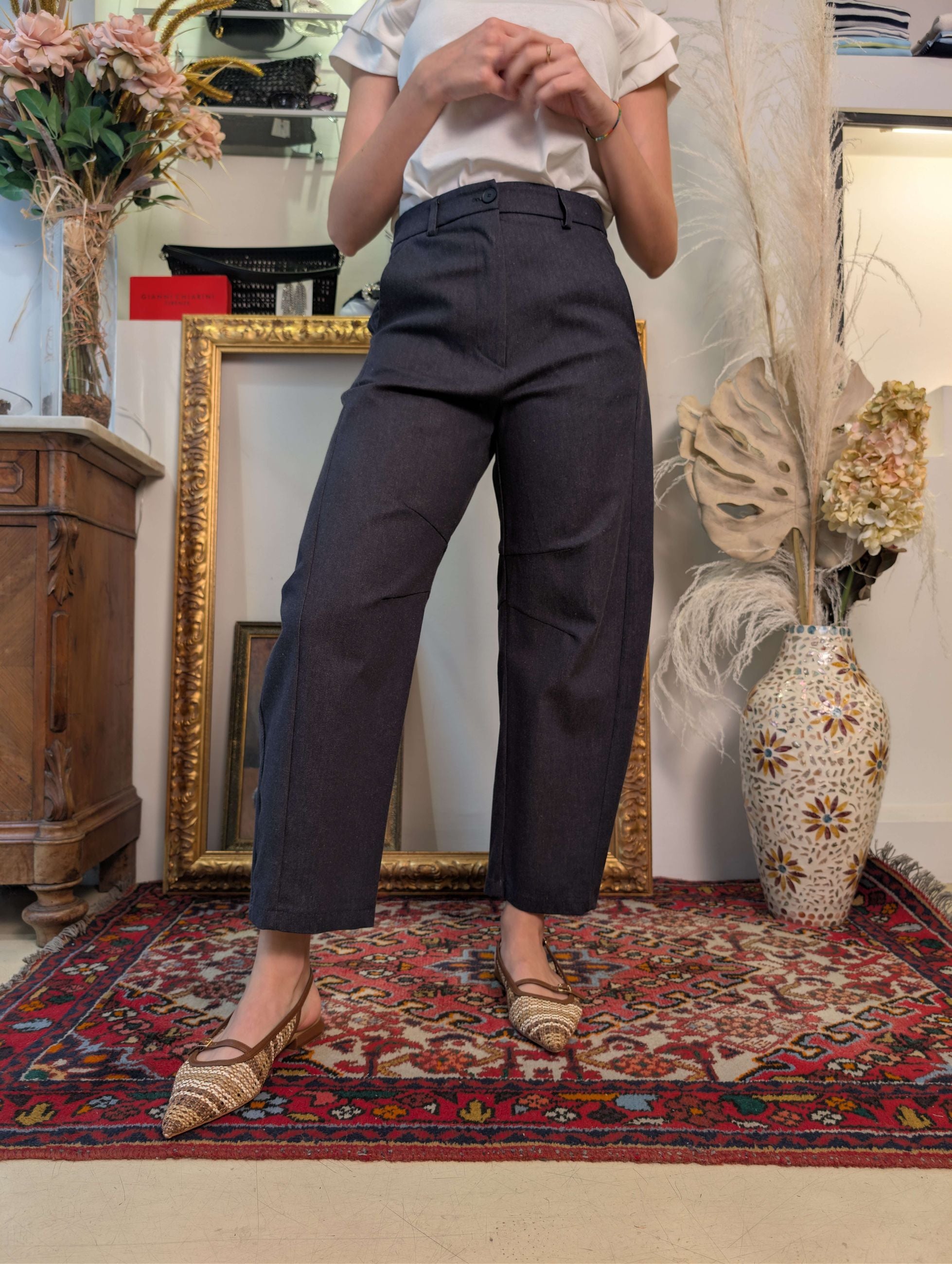 Panta balloon in tela jeans - IMPERIAL