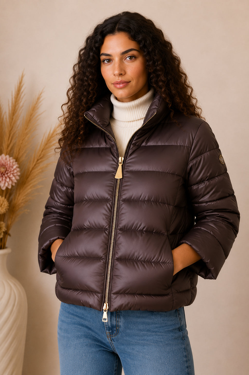 Piumino ultraleggero in nylon lucido - MARKUP DONNA