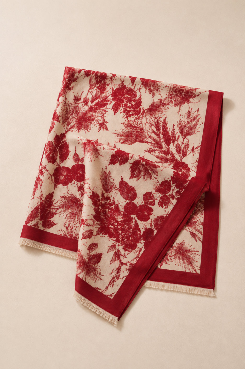 Maxi foulard stampa botanica - Sandro Ferrone