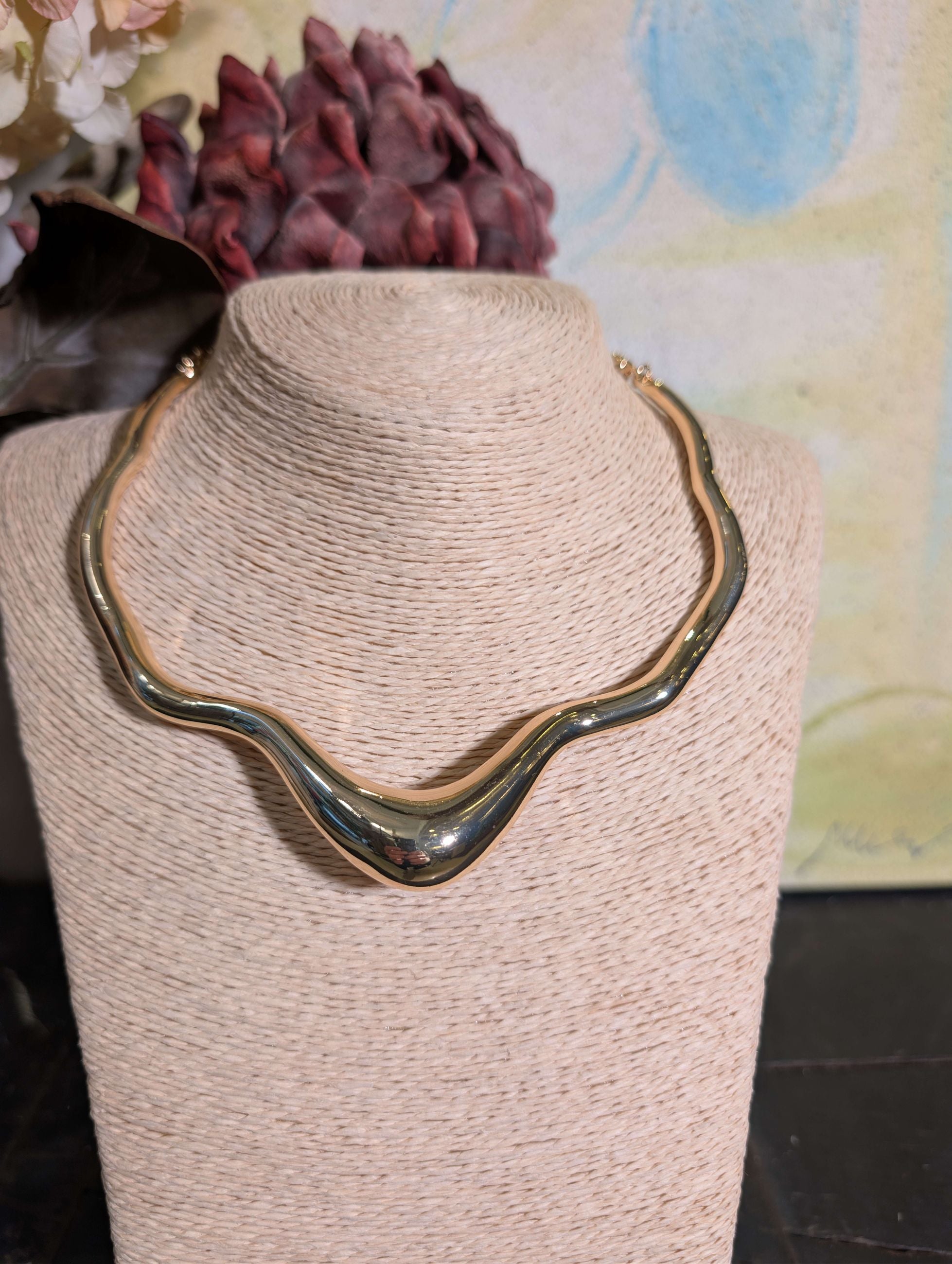 COLLANA  NAOMI GIROCOLLO RIGIDA ORO - NALI'