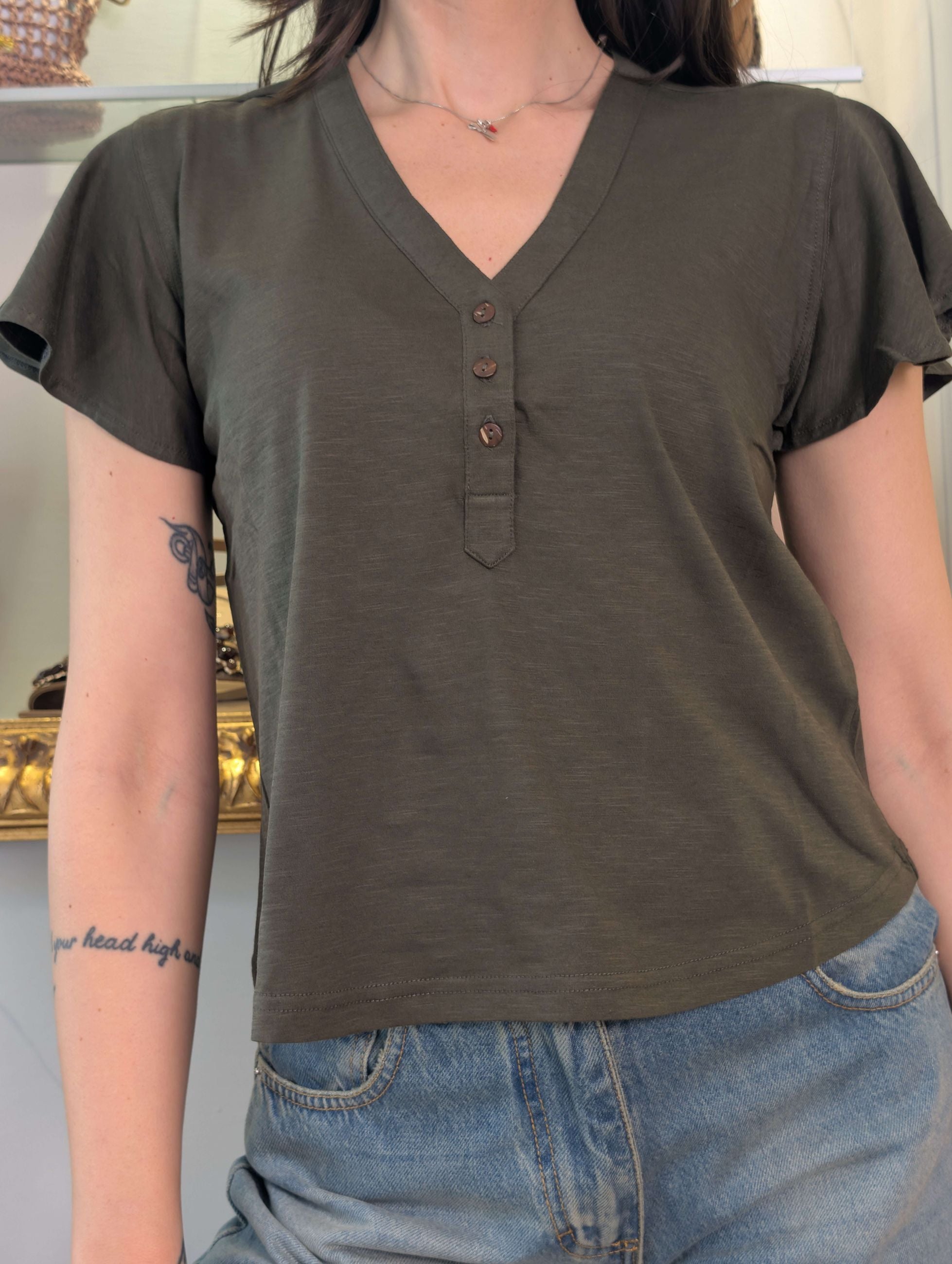 Serafino in cotone fiammato - MARKUP DONNA