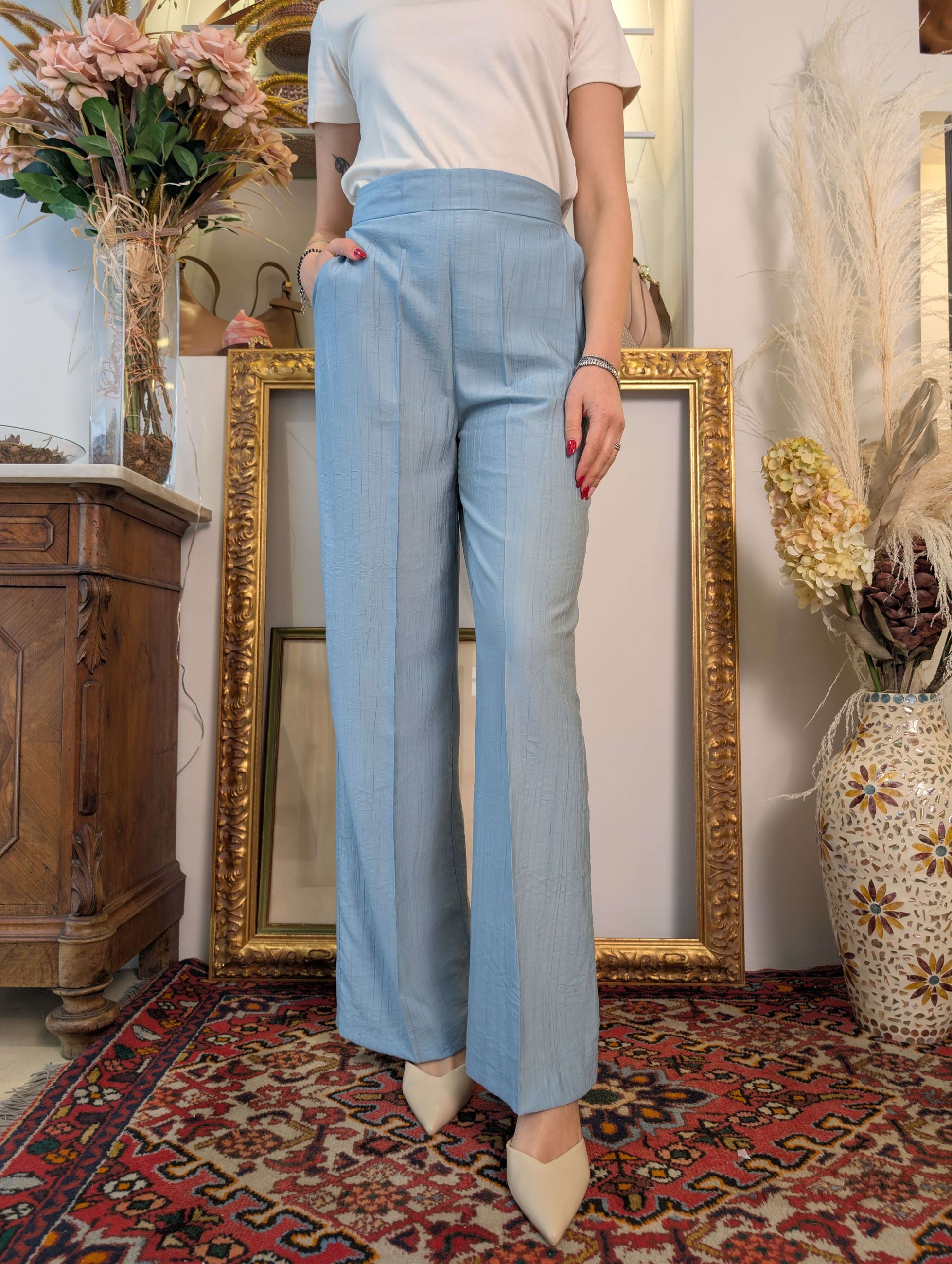 Pantalone a trombetta Le Sarte del Sole – Regular fit - LE SARTE DEL SOLE