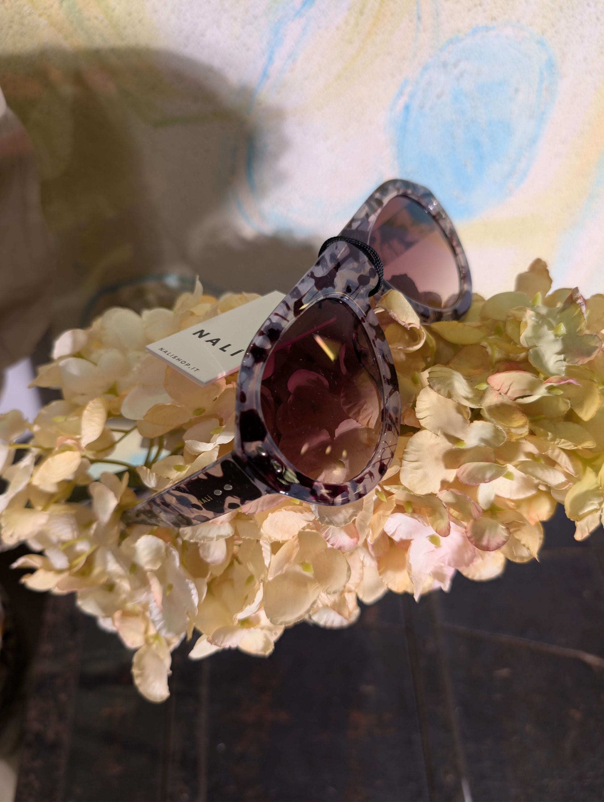 OCCHIALI ROUND TARTARUGATO MARRONE - NALI'