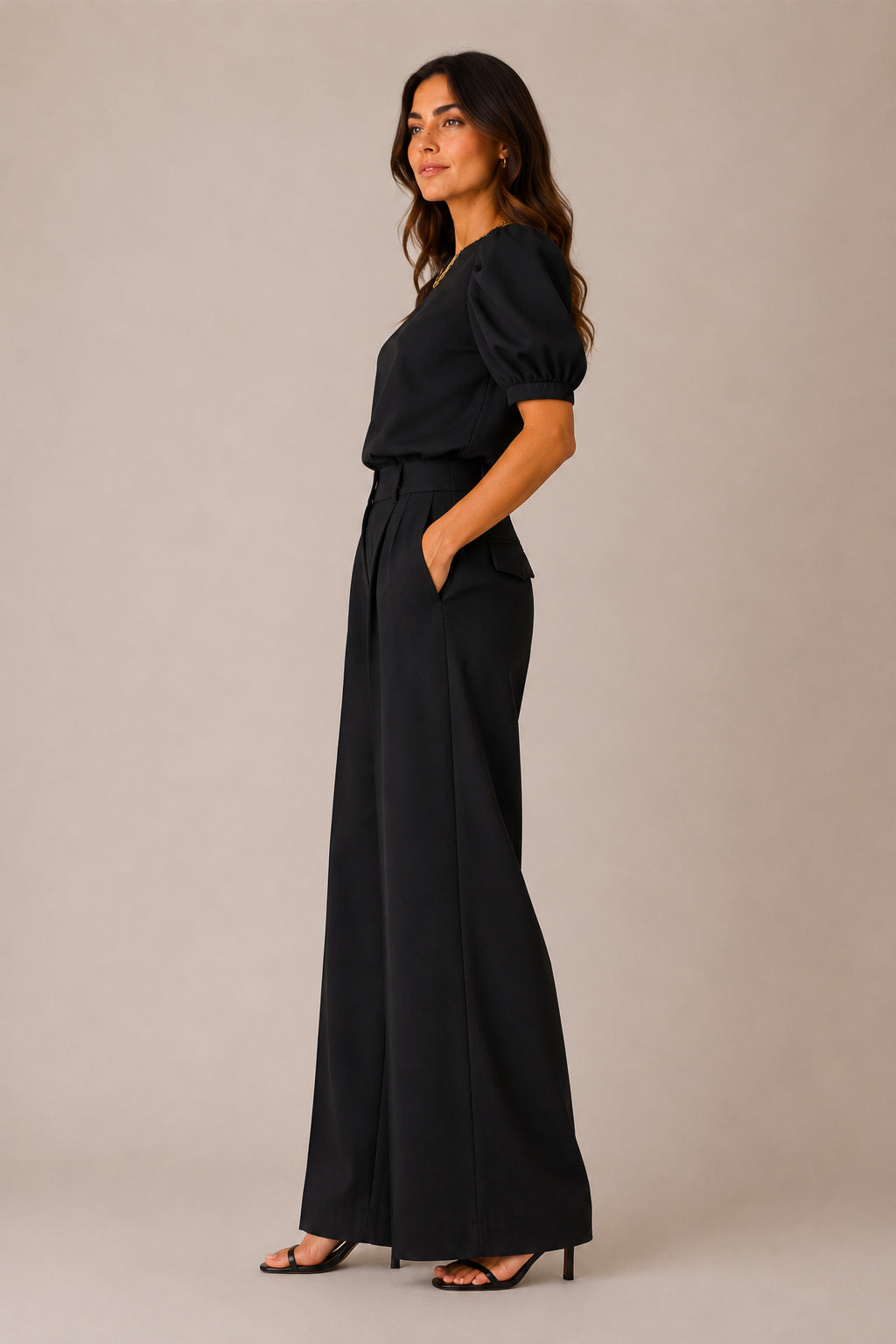 Blusa maniche a sbuffo - TENSIONE IN