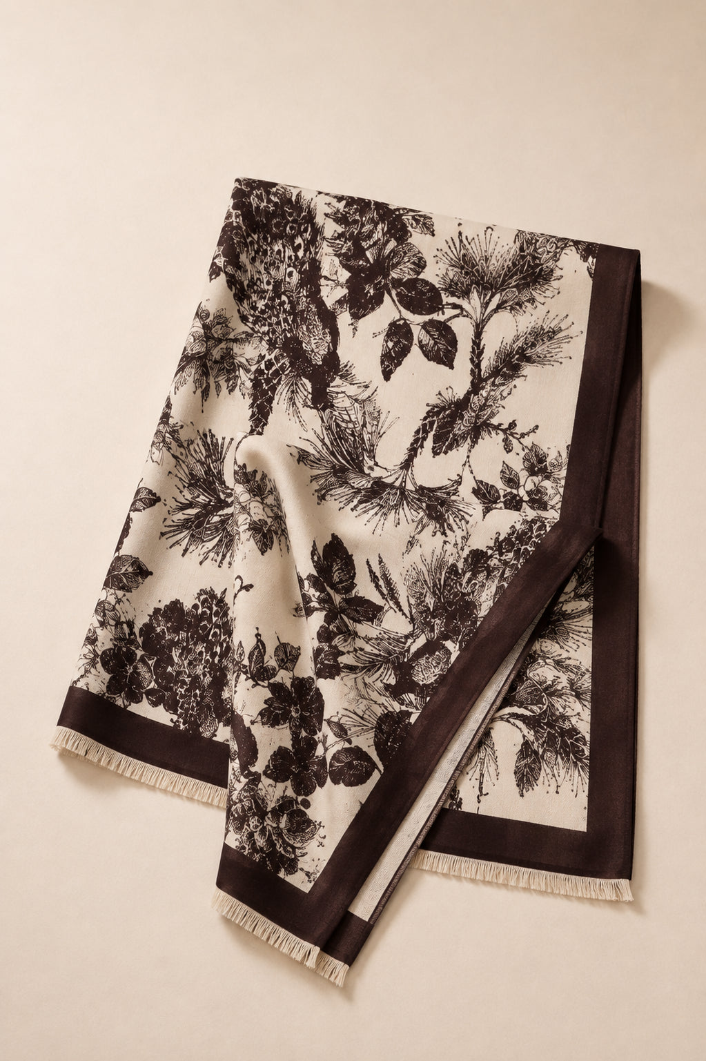 Maxi foulard stampa botanica - Sandro Ferrone