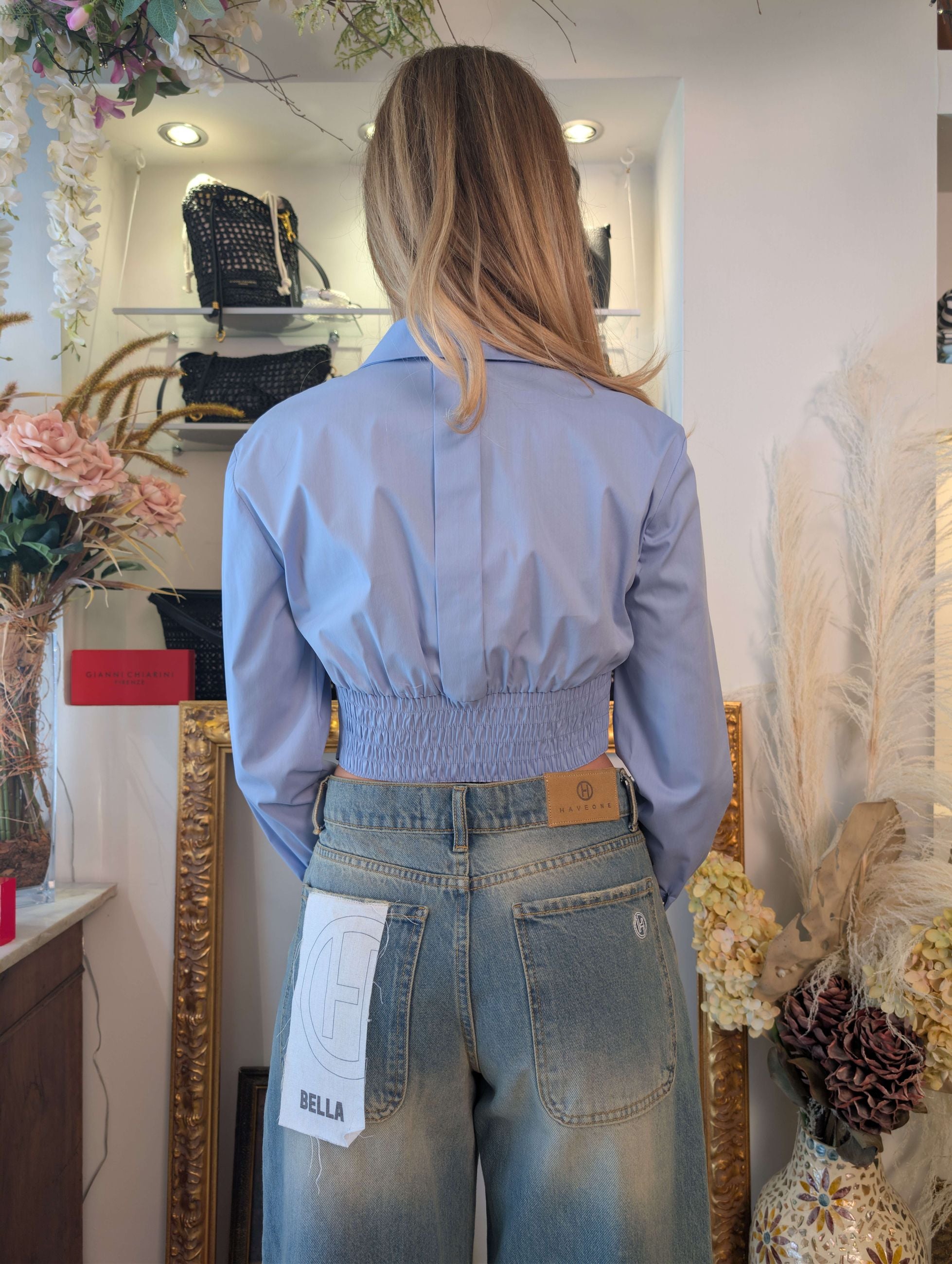 Camicia corta incrocio - TENSIONE IN