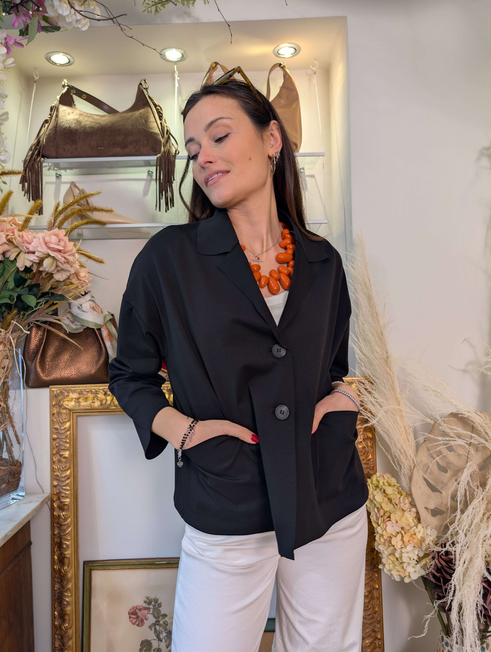 Blazer informale in jersey tecnico - Sandro Ferrone