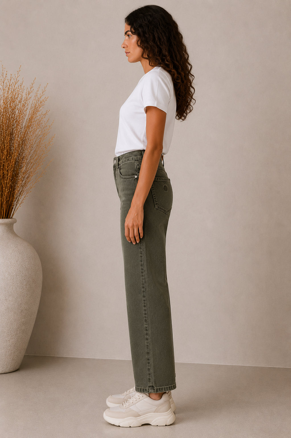 Jeans LILY Bull Verde Militare - HAVE ONE