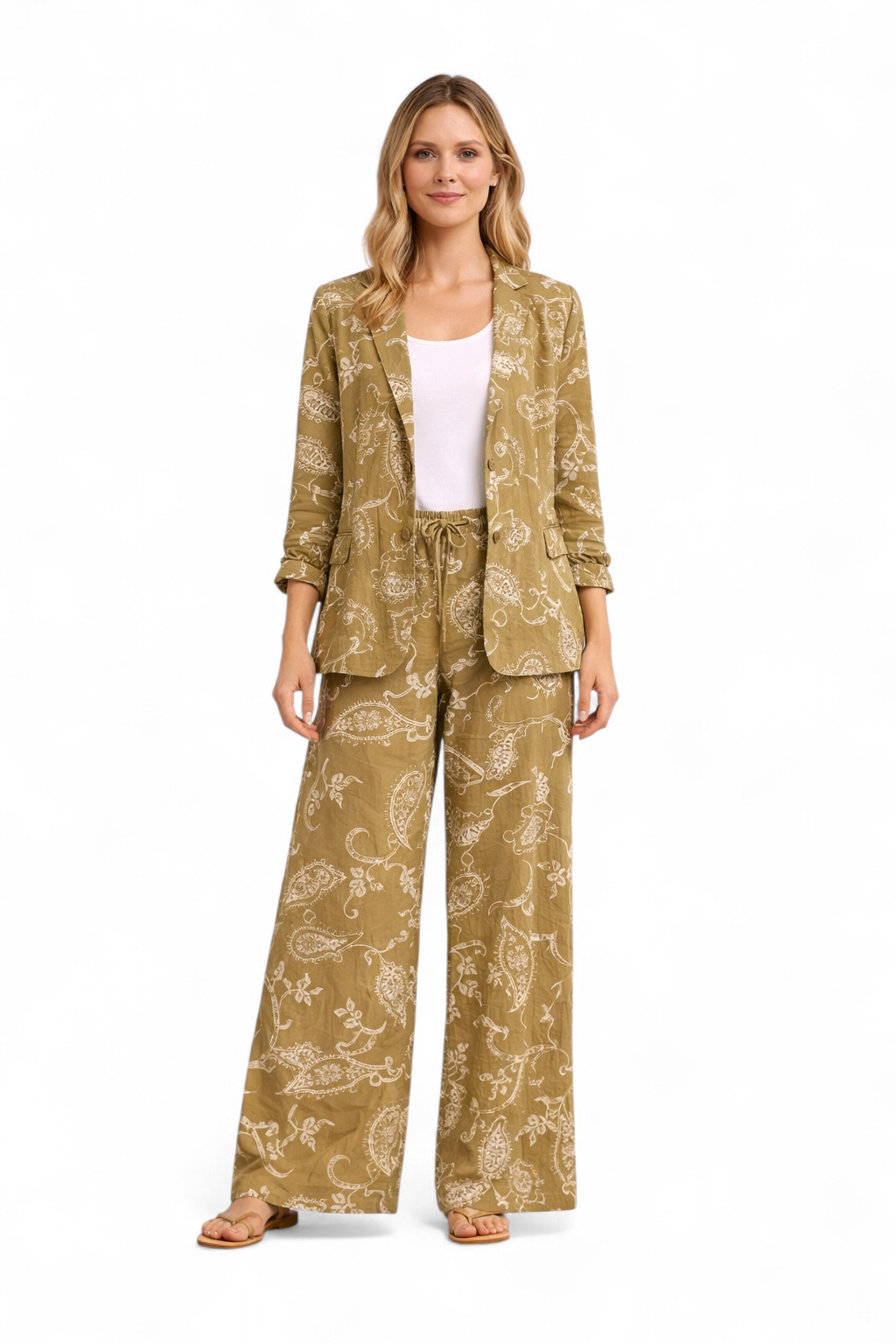 Panta palazzo con ricami - SHE_FLORENCE_LAB