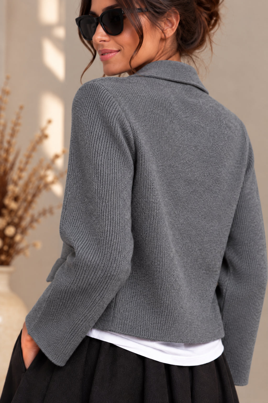 Blazer in maglia-stoffa - SHE_FLORENCE_LAB