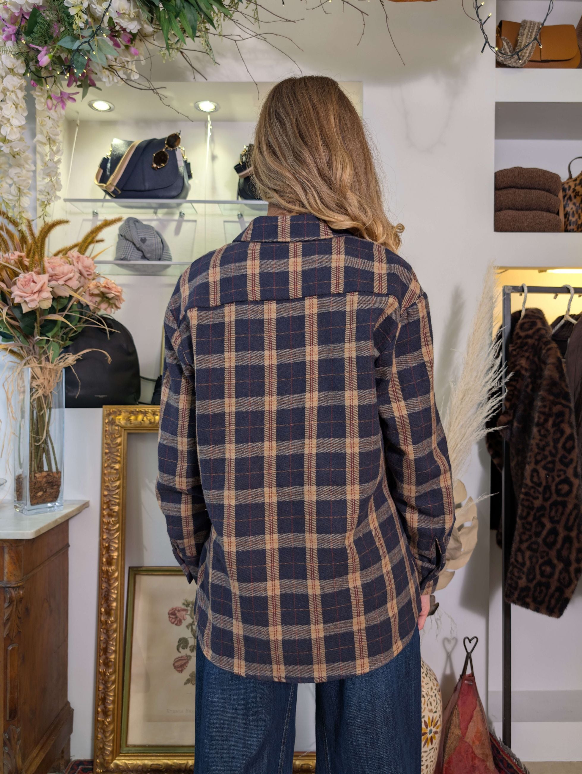 Camicia in flanella a quadri - TENSIONE IN