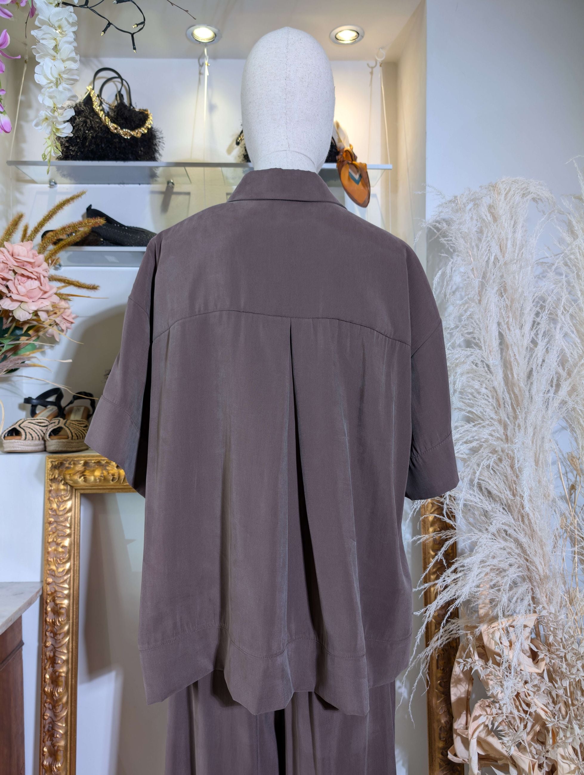 Camicia polo in cupro - IMPERIAL