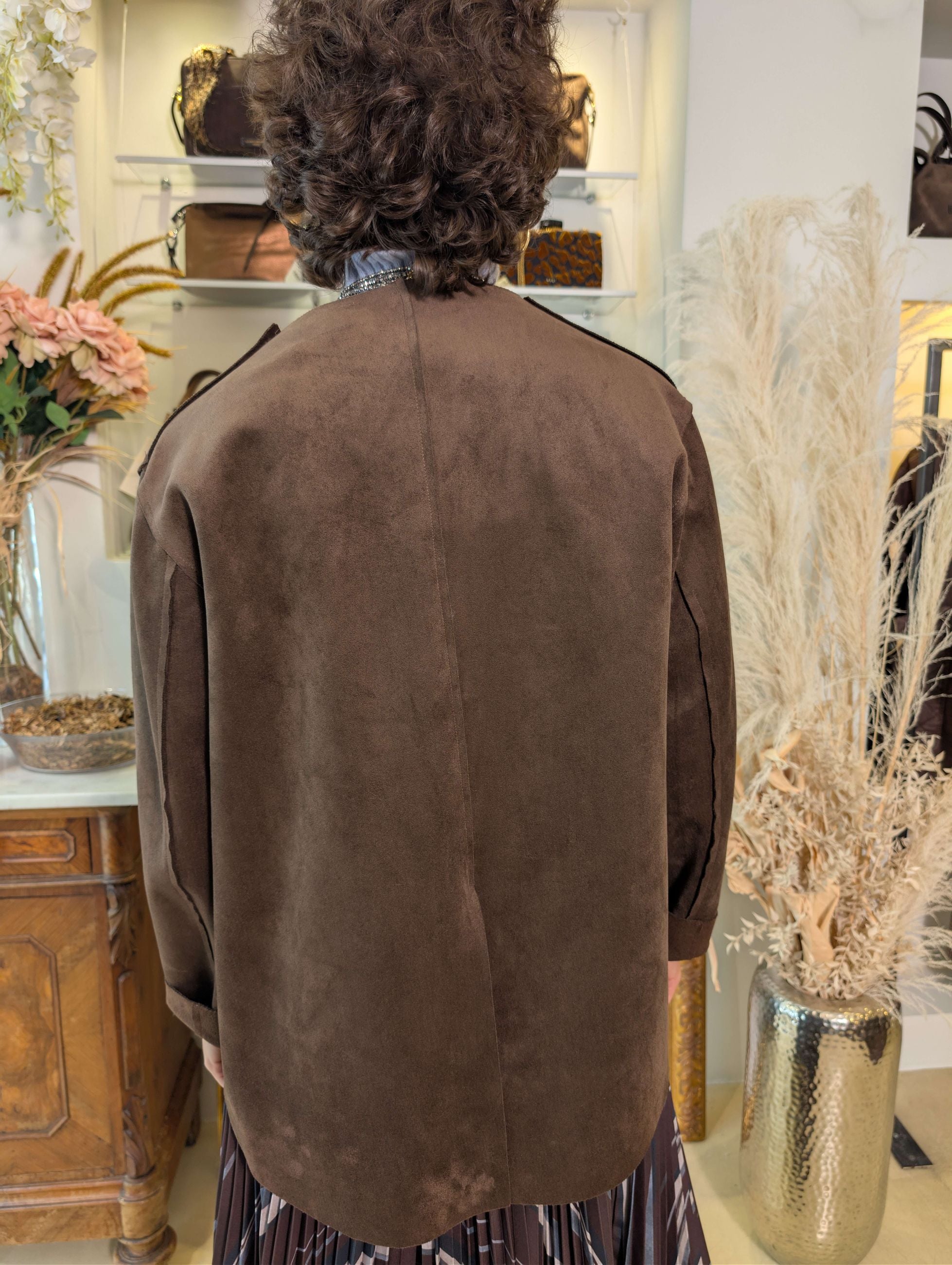 Giacca in Camoscio Sintetico - Sandro Ferrone
