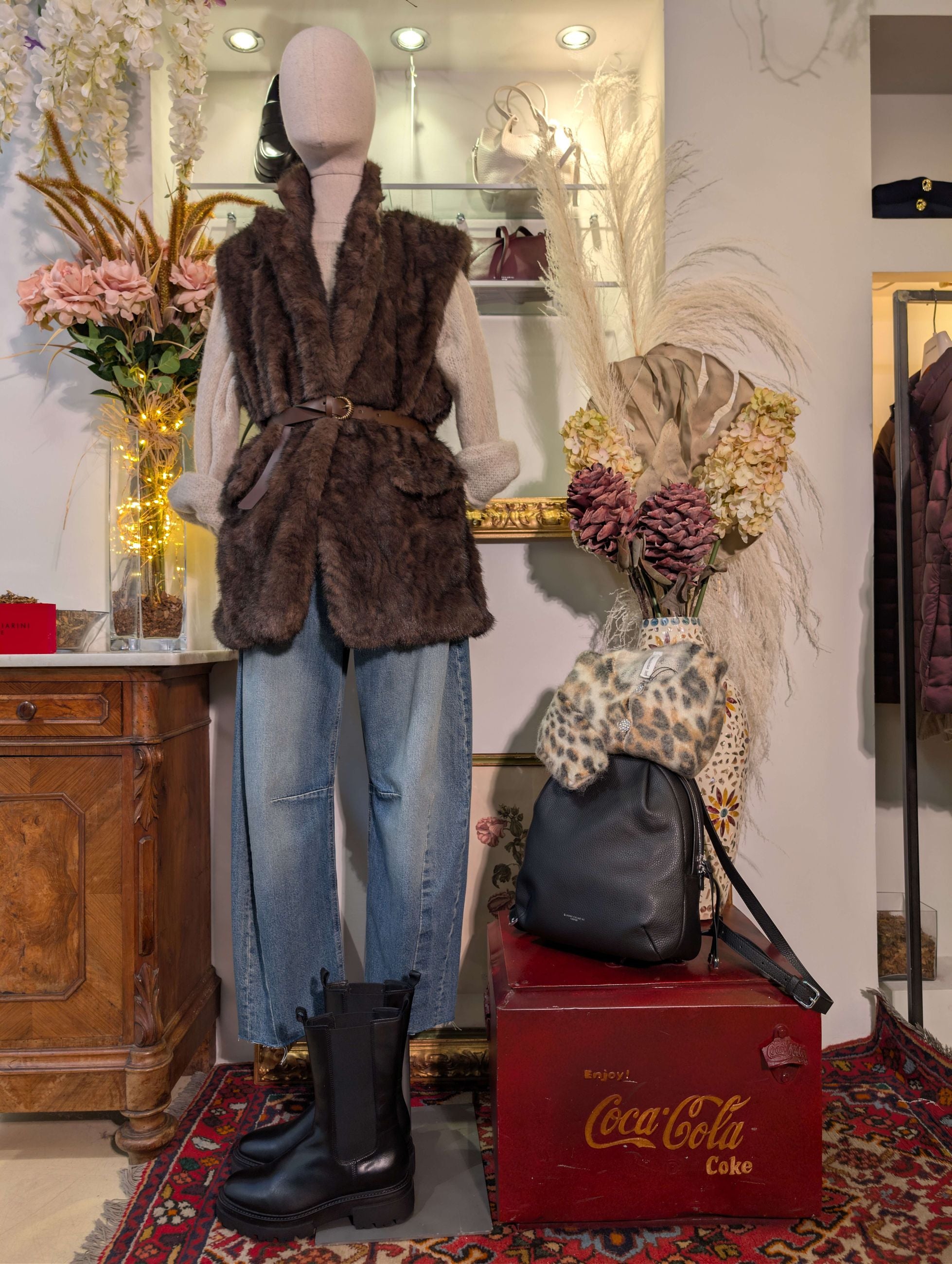 Gilet in pelliccia - TENSIONE IN