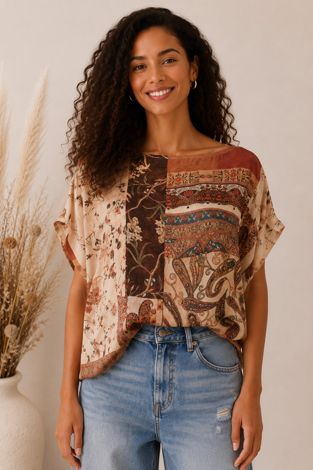 Camicia over fantasia patchwork - SHE_FLORENCE_LAB