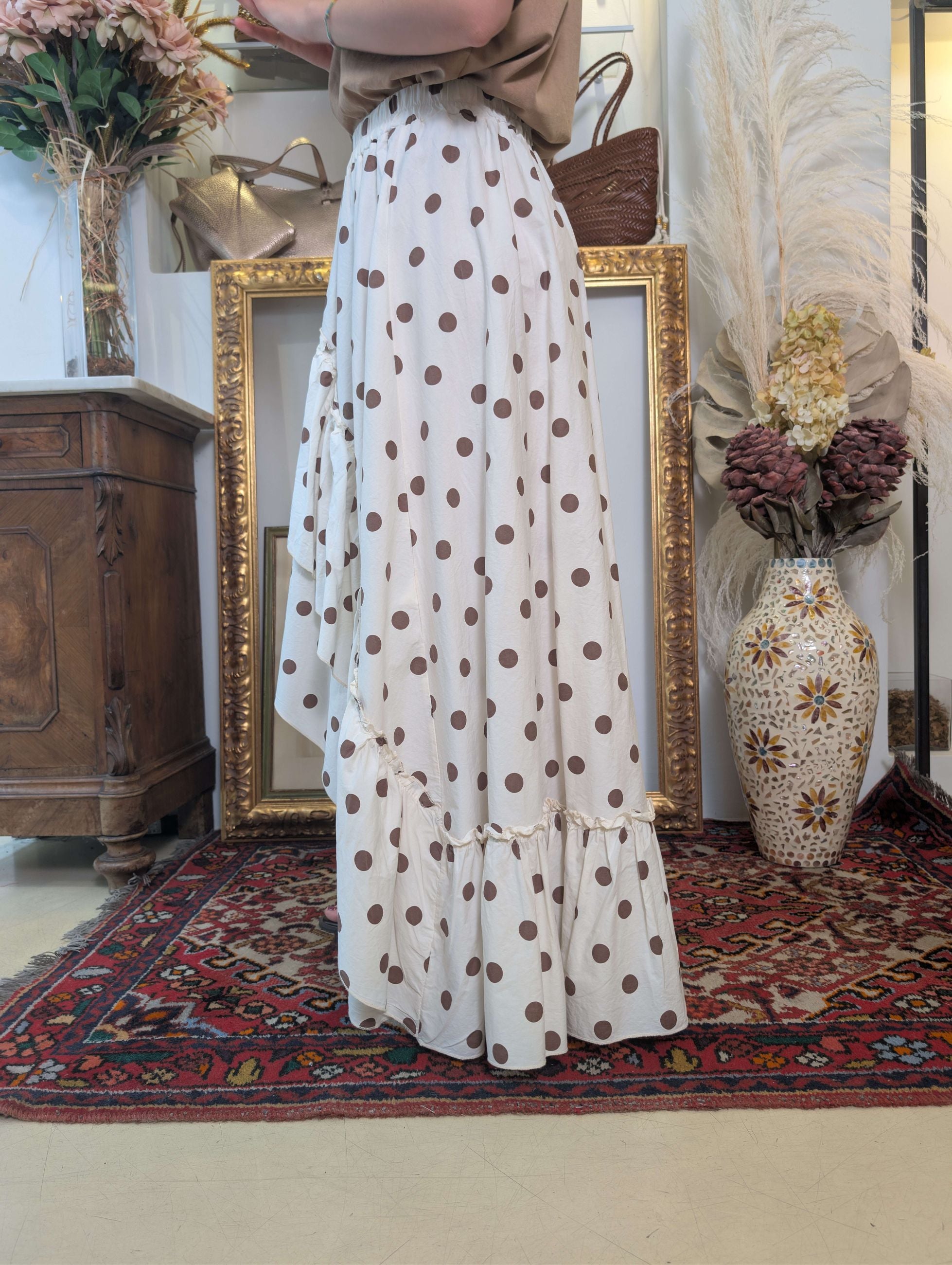Gonna pois con rouches - SHE_FLORENCE_LAB