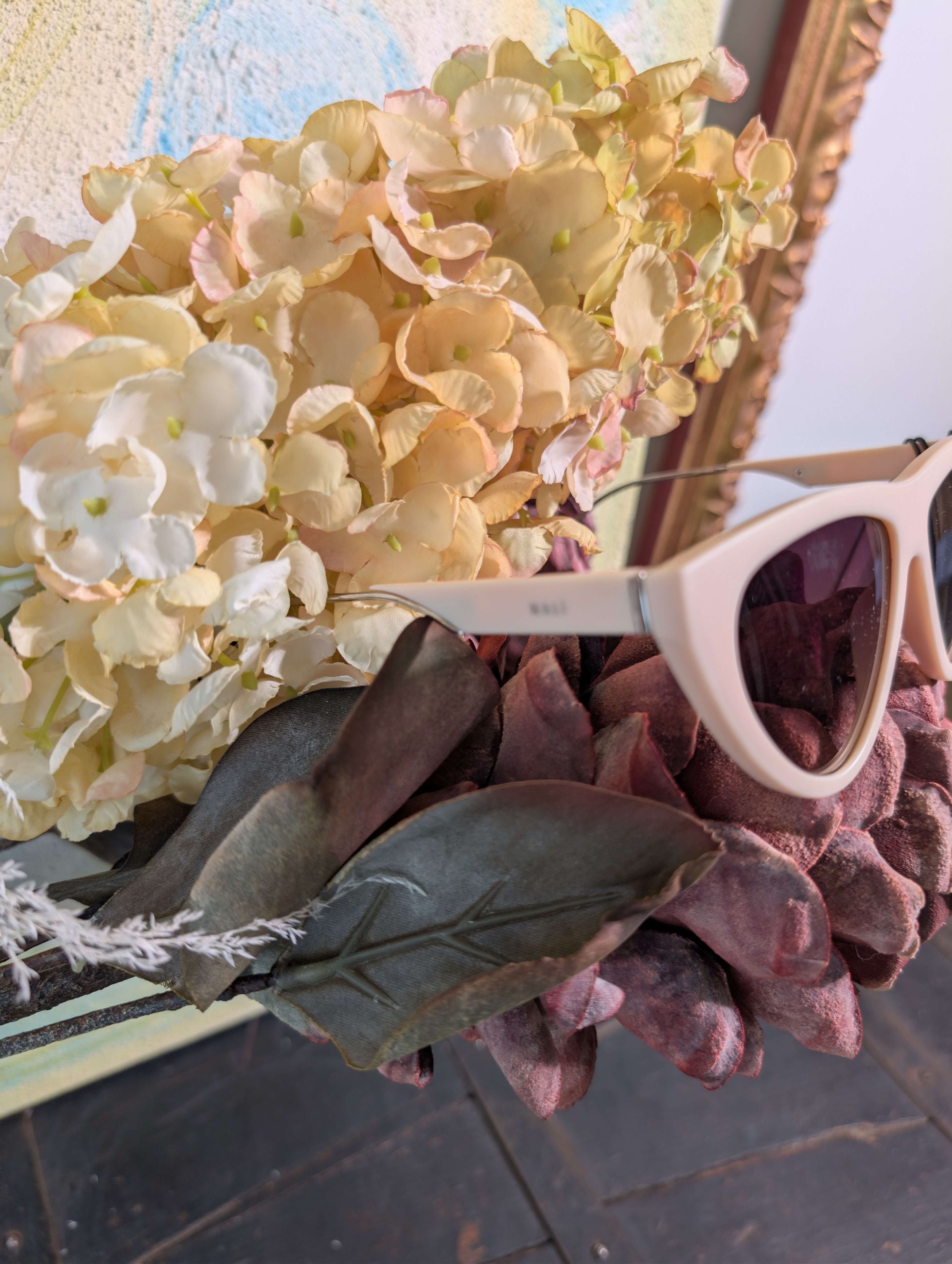 OCCHIALI  SISSI CAT-EYE CREMA - NALI'